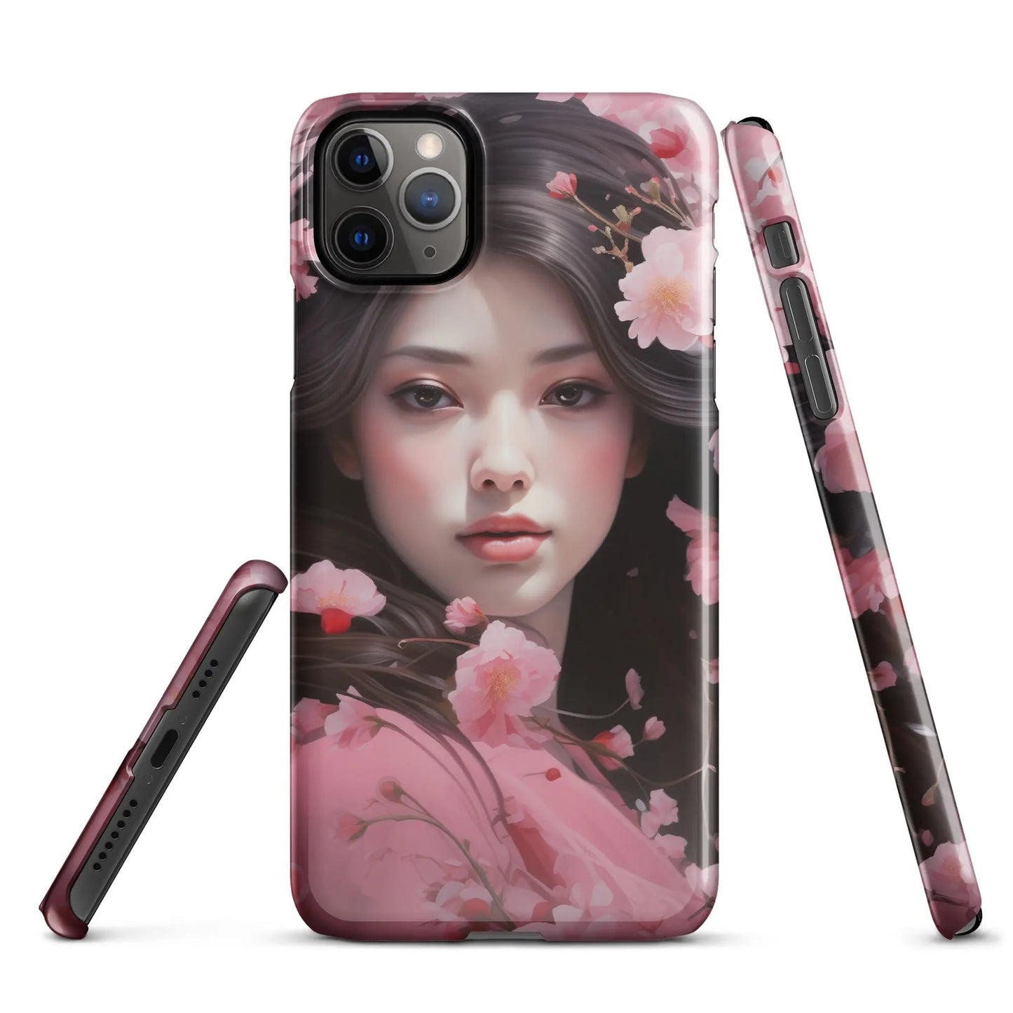 Flowers phone case for iPhone - Asian flowers - Unniit.com