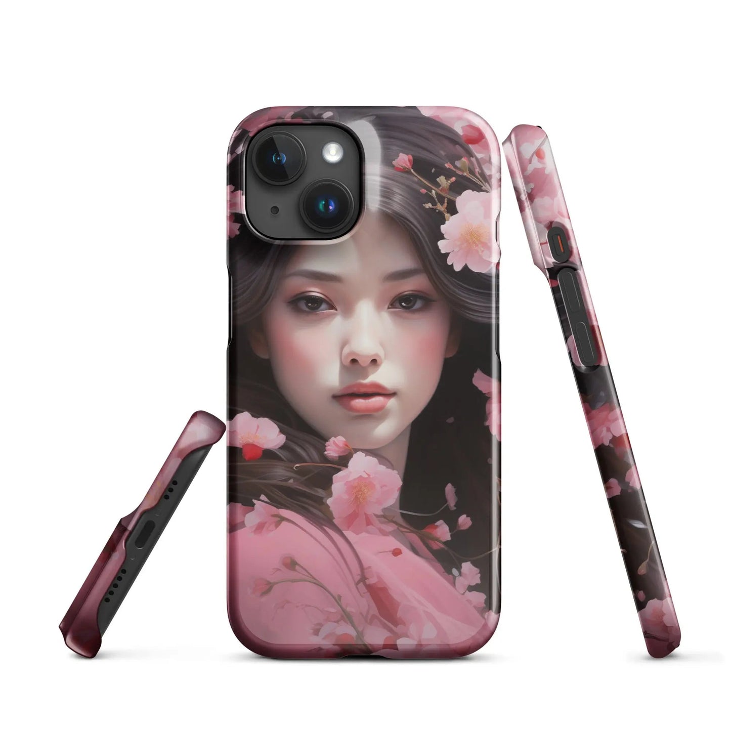 Flowers phone case for iPhone - Asian flowers - Unniit.com