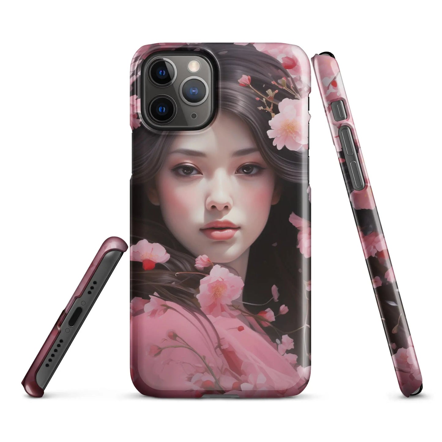 Flowers phone case for iPhone - Asian flowers - Unniit.com