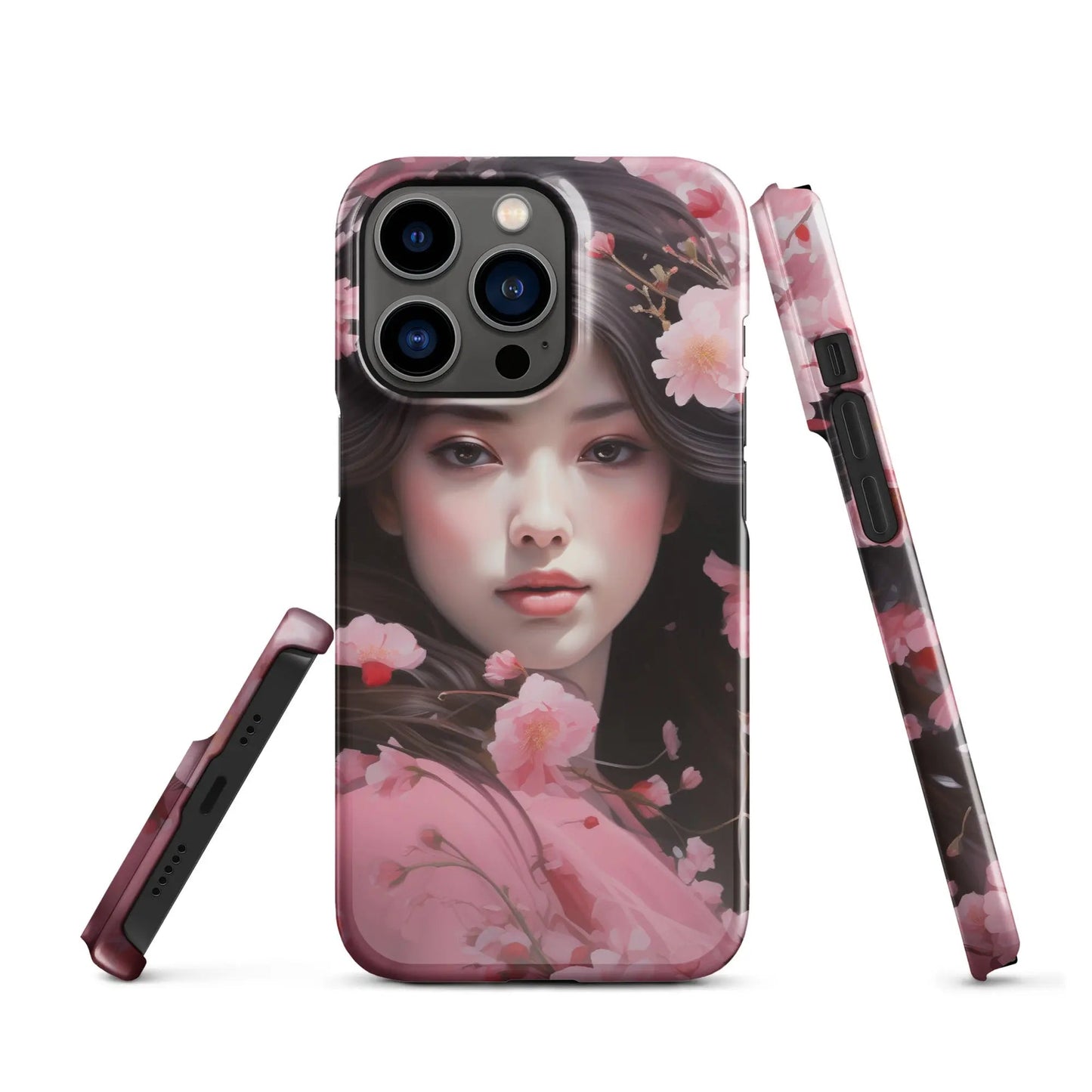 Flowers phone case for iPhone - Asian flowers - Unniit.com