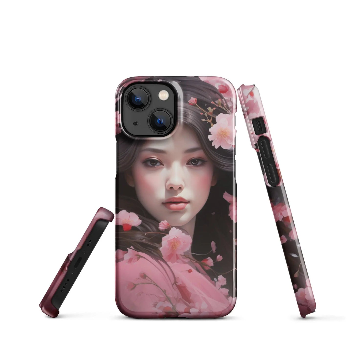 Flowers phone case for iPhone - Asian flowers - Unniit.com