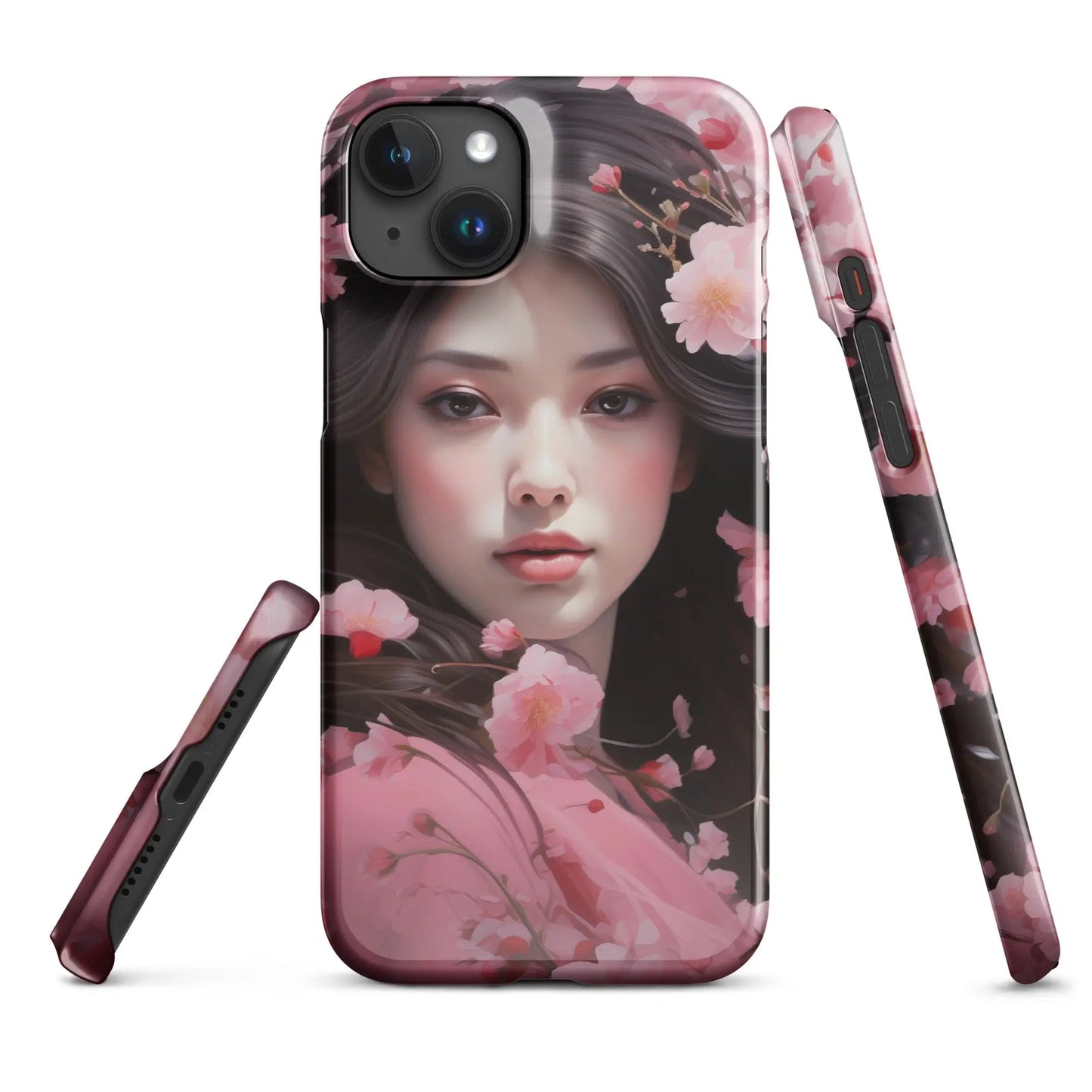 Flowers phone case for iPhone - Asian flowers - Unniit.com