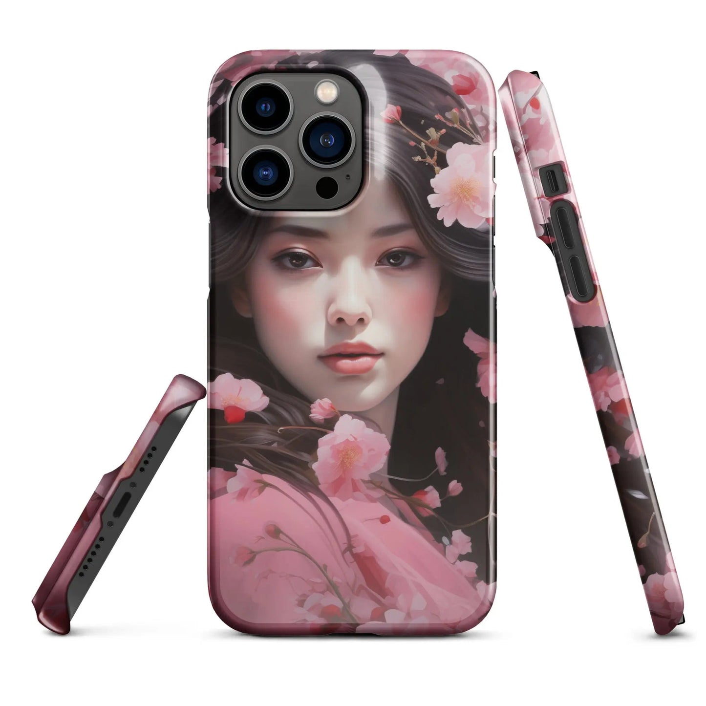 Flowers phone case for iPhone - Asian flowers - Unniit.com