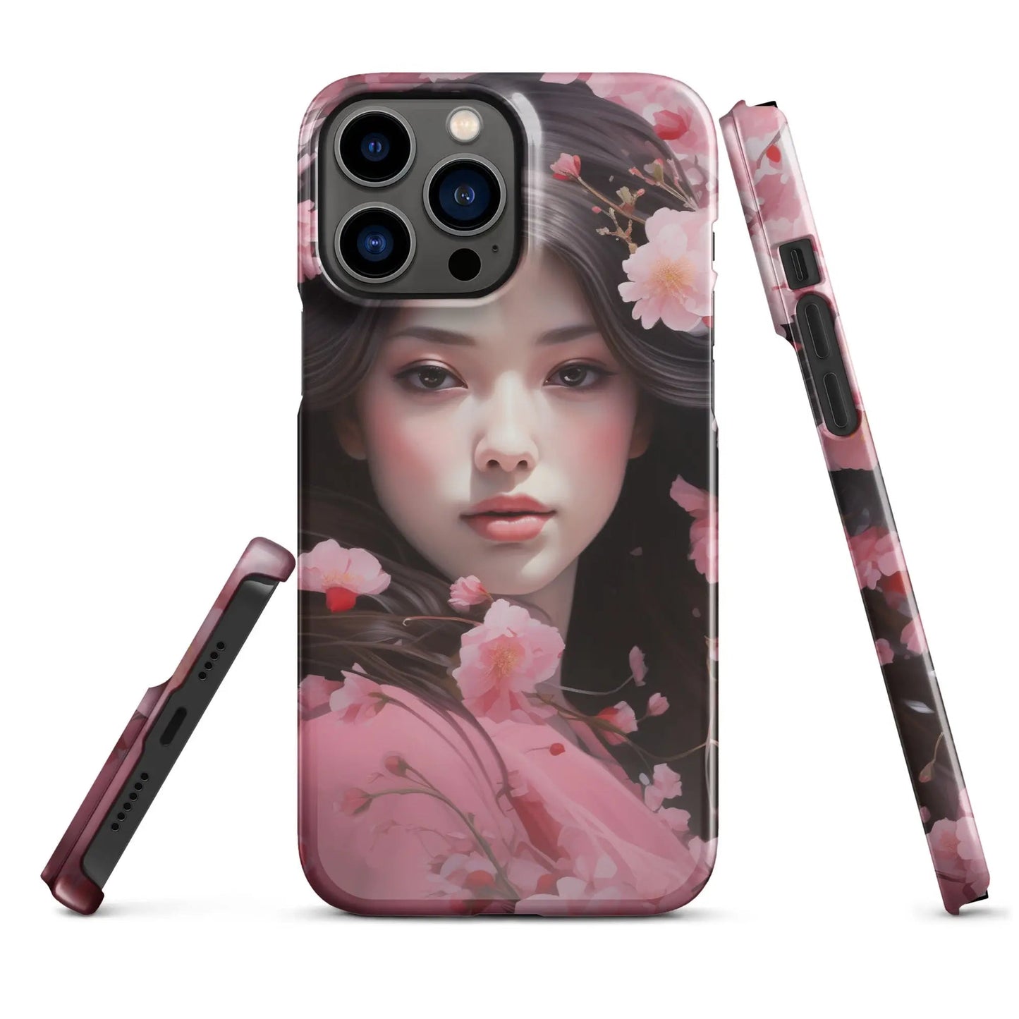 Flowers phone case for iPhone - Asian flowers - Unniit.com