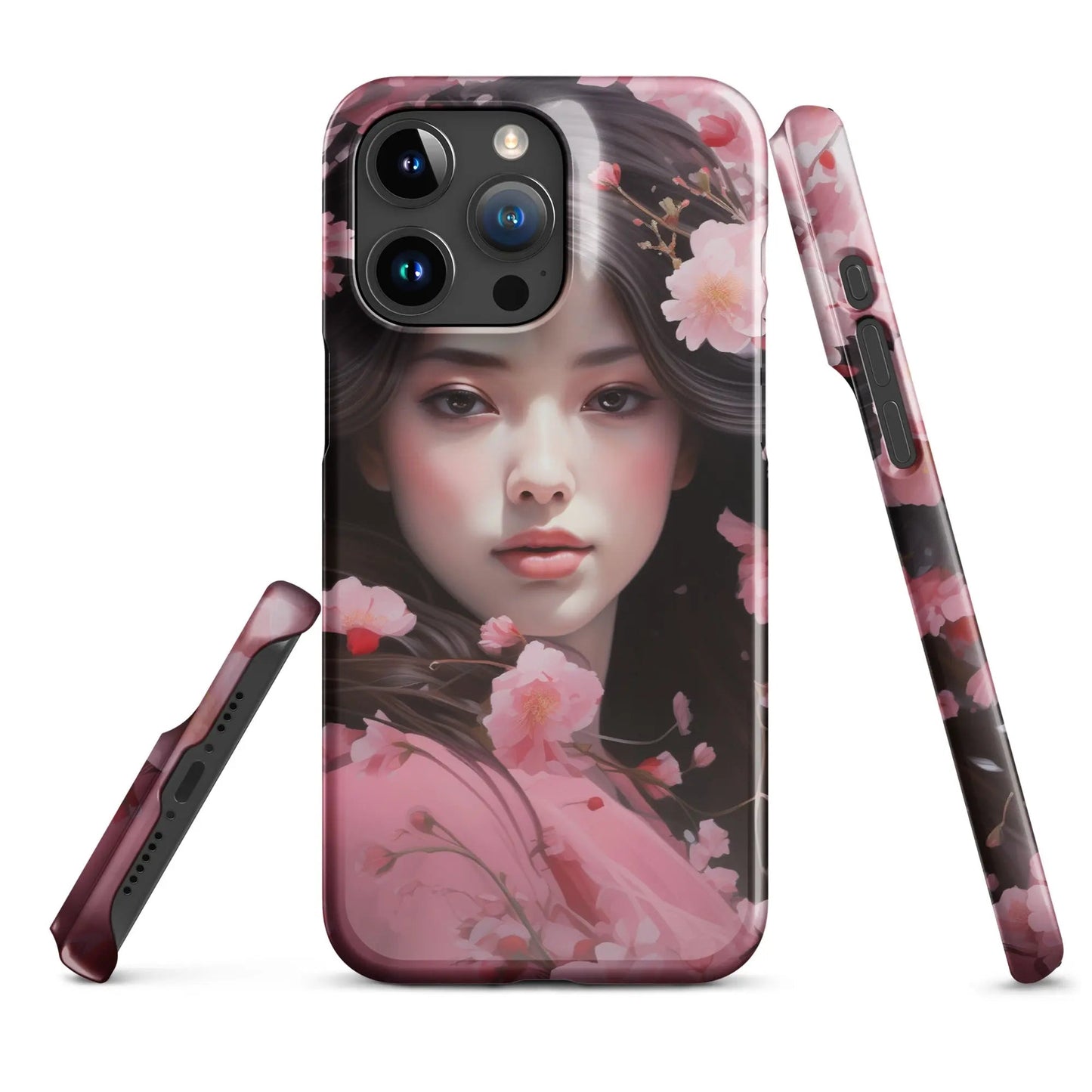 Flowers phone case for iPhone - Asian flowers - Unniit.com