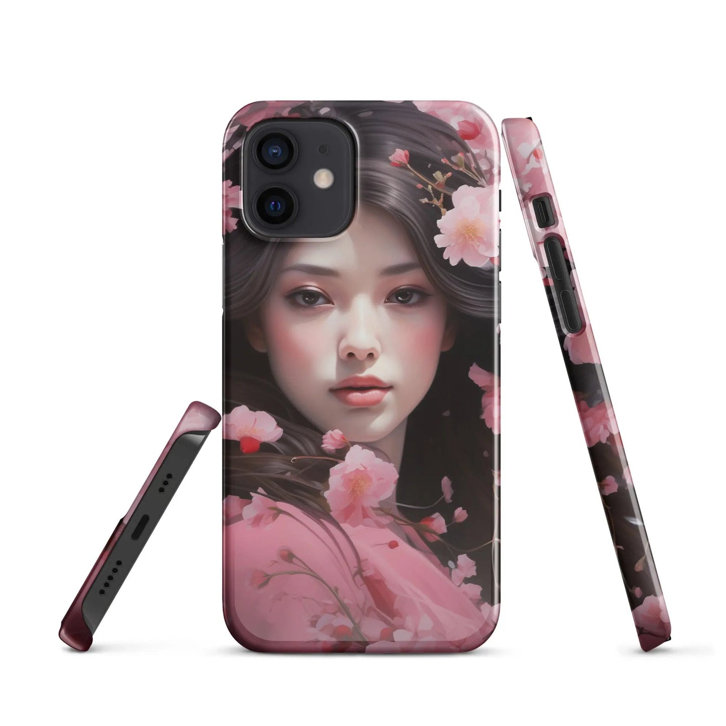 Flowers phone case for iPhone - Asian flowers - Unniit.com