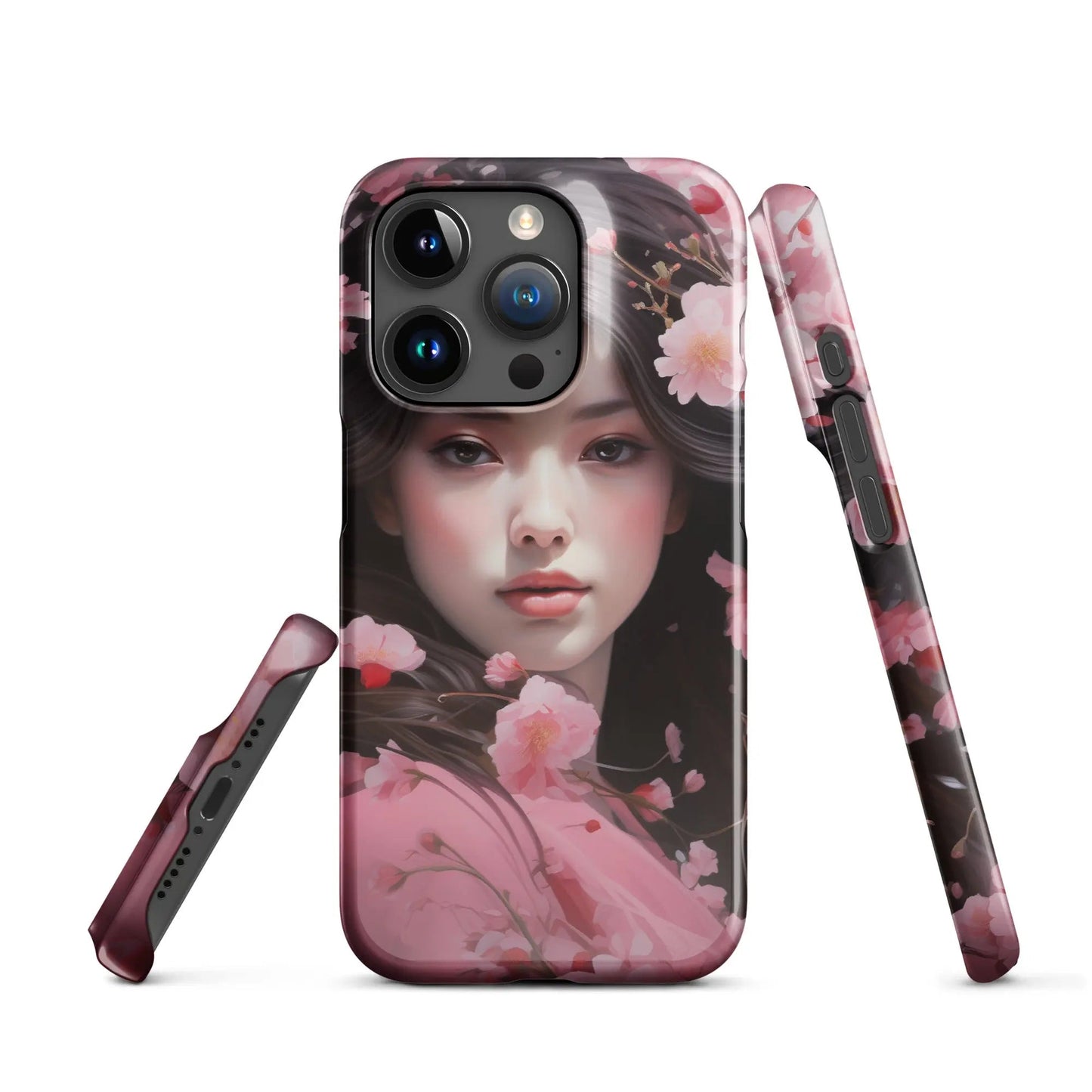 Flowers phone case for iPhone - Asian flowers - Unniit.com