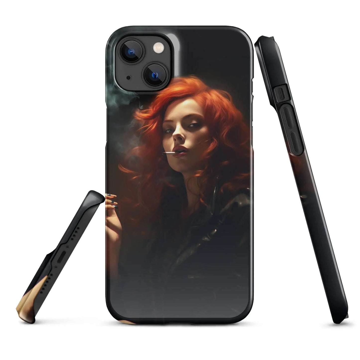 Iconic Women iPhone phone case Red hair beauty - Unniit.com