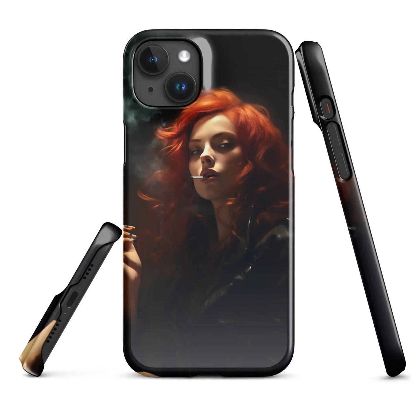 Iconic Women iPhone phone case Red hair beauty - Unniit.com