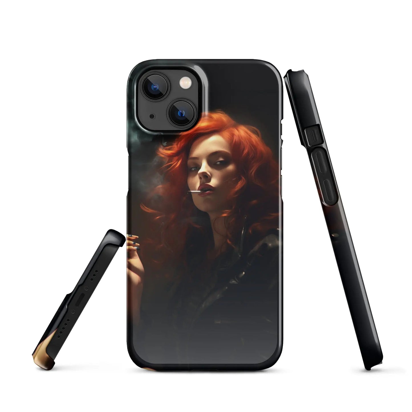 Iconic Women iPhone phone case Red hair beauty - Unniit.com