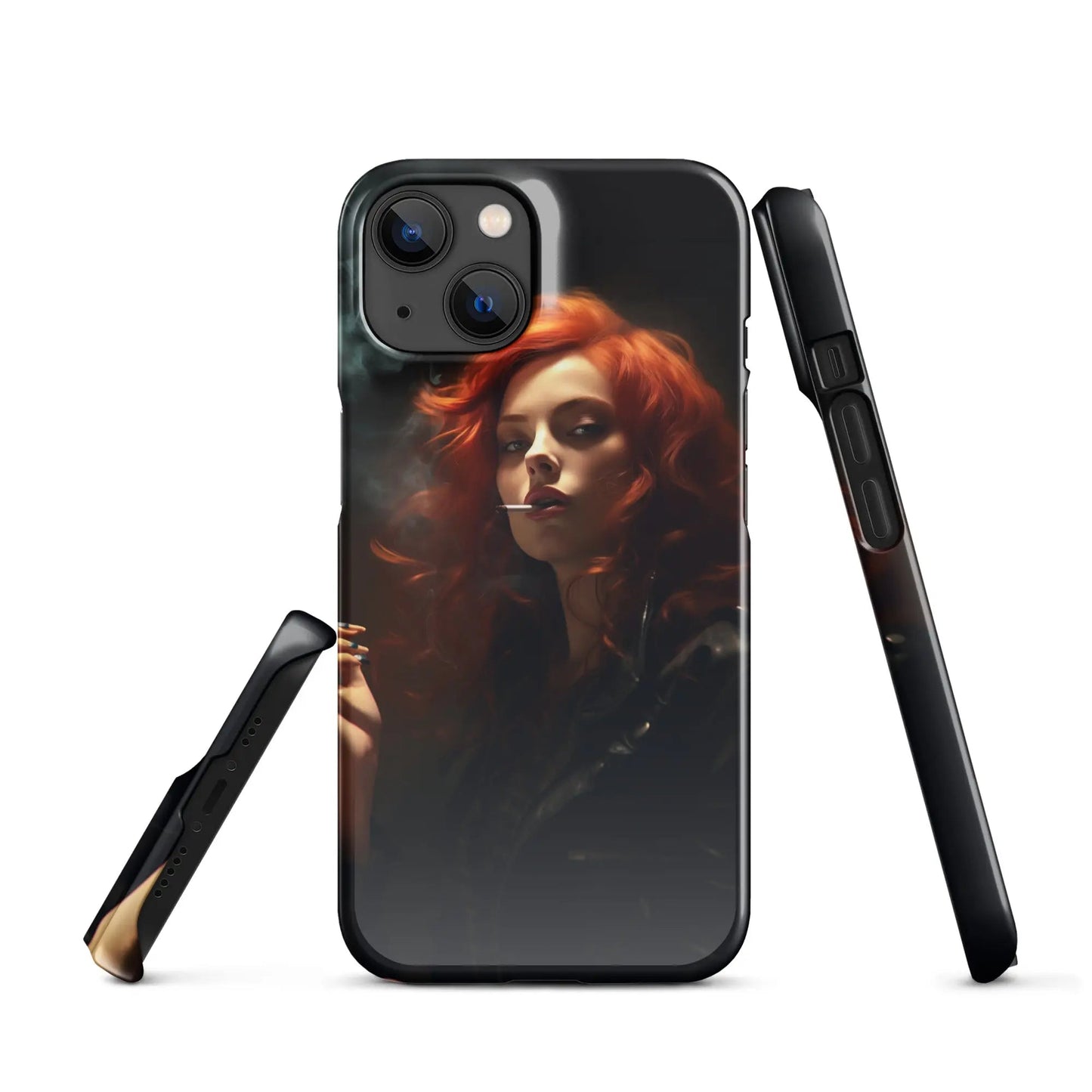 Iconic Women iPhone phone case Red hair beauty - Unniit.com