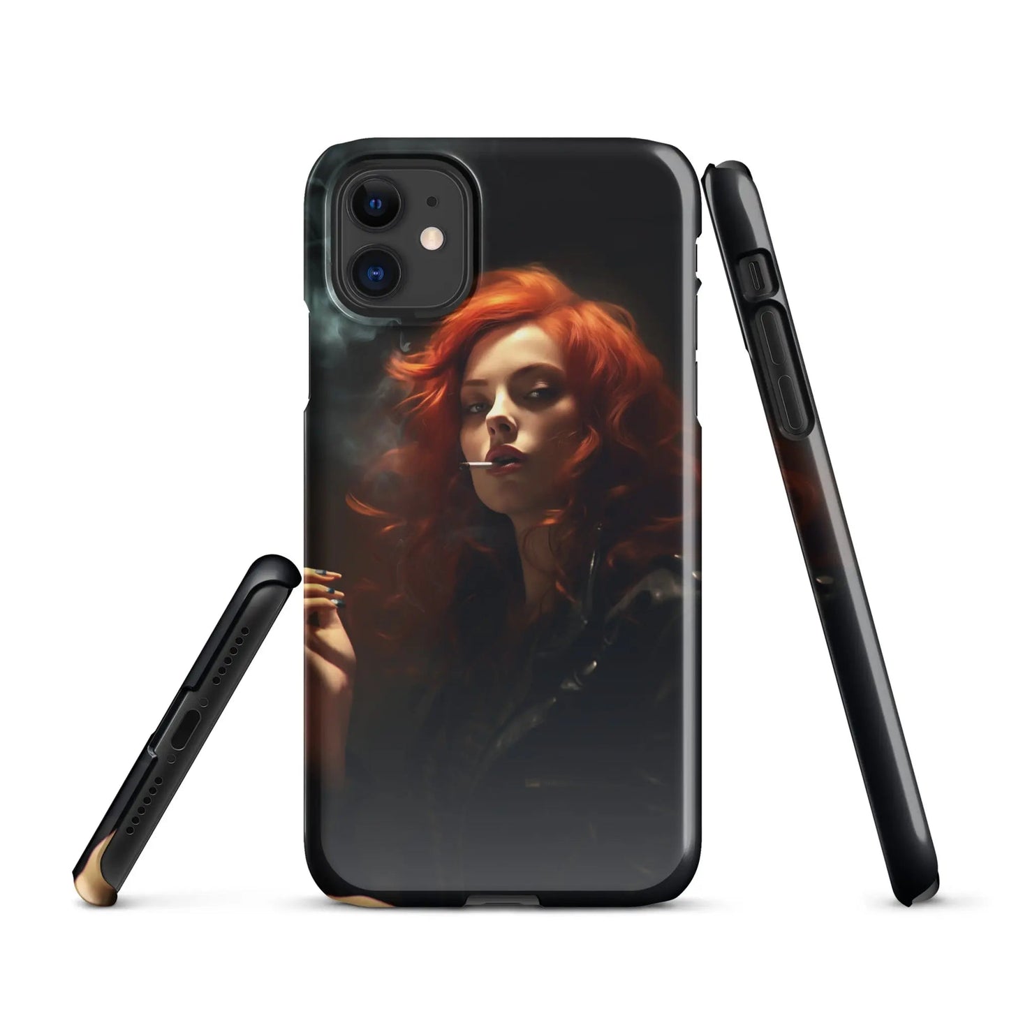 Iconic Women iPhone phone case Red hair beauty - Unniit.com