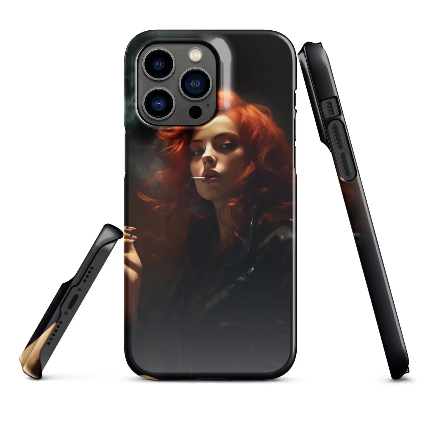 Iconic Women iPhone phone case Red hair beauty - Unniit.com