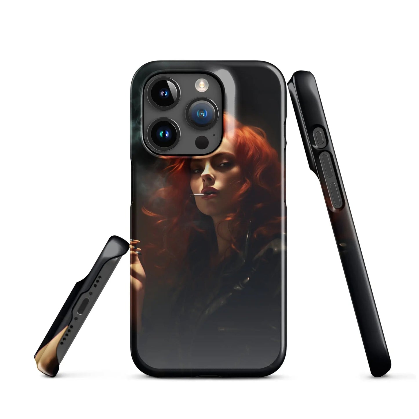 Iconic Women iPhone phone case Red hair beauty - Unniit.com