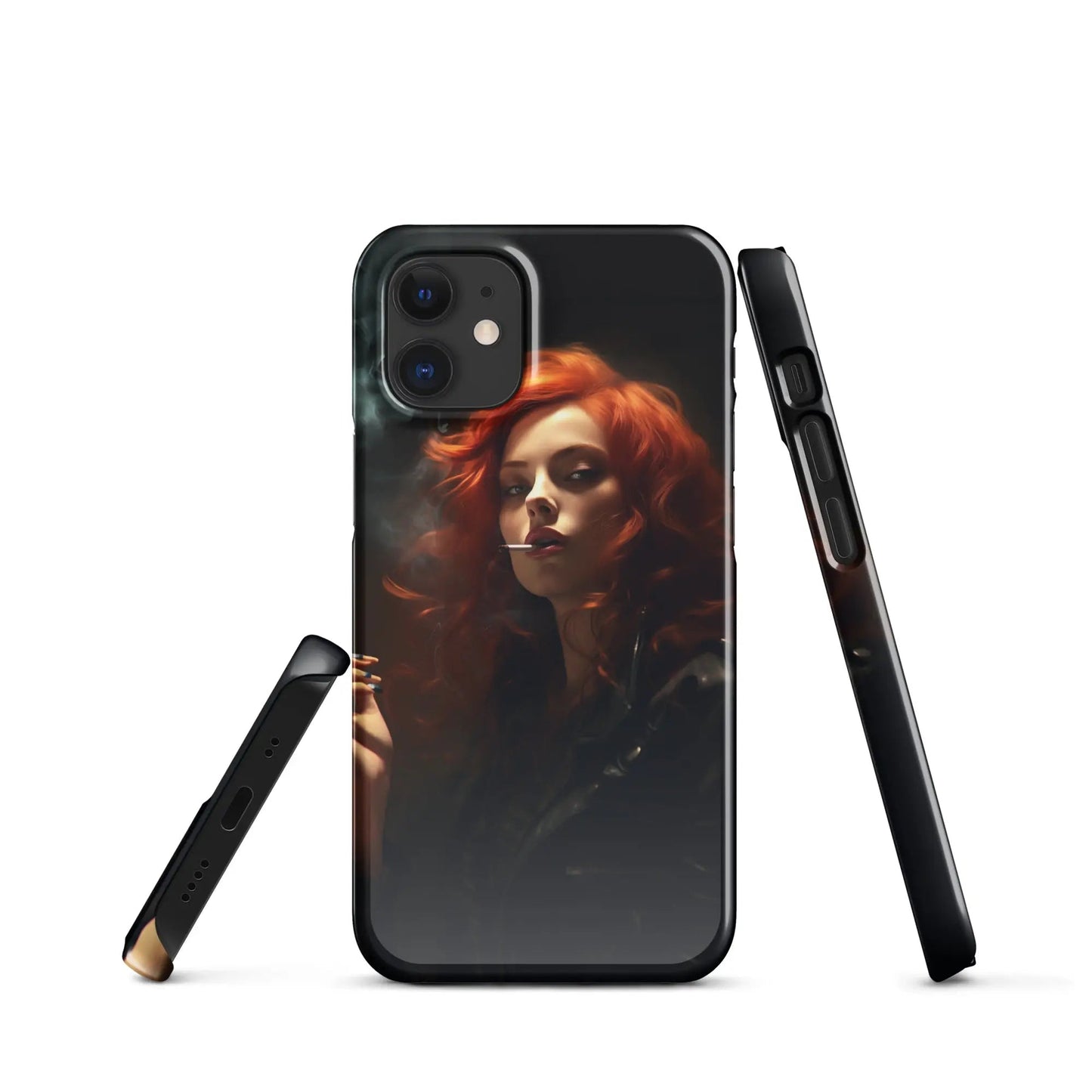 Iconic Women iPhone phone case Red hair beauty - Unniit.com