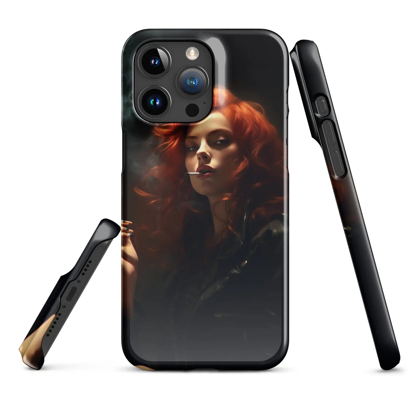 Iconic Women iPhone phone case Red hair beauty - Unniit.com