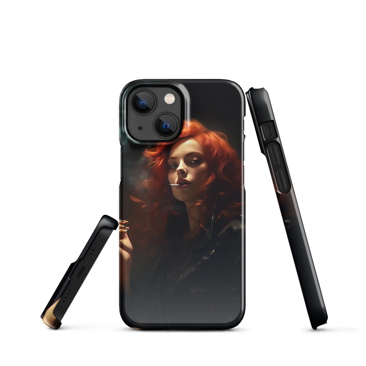 Iconic Women iPhone phone case Red hair beauty - Unniit.com