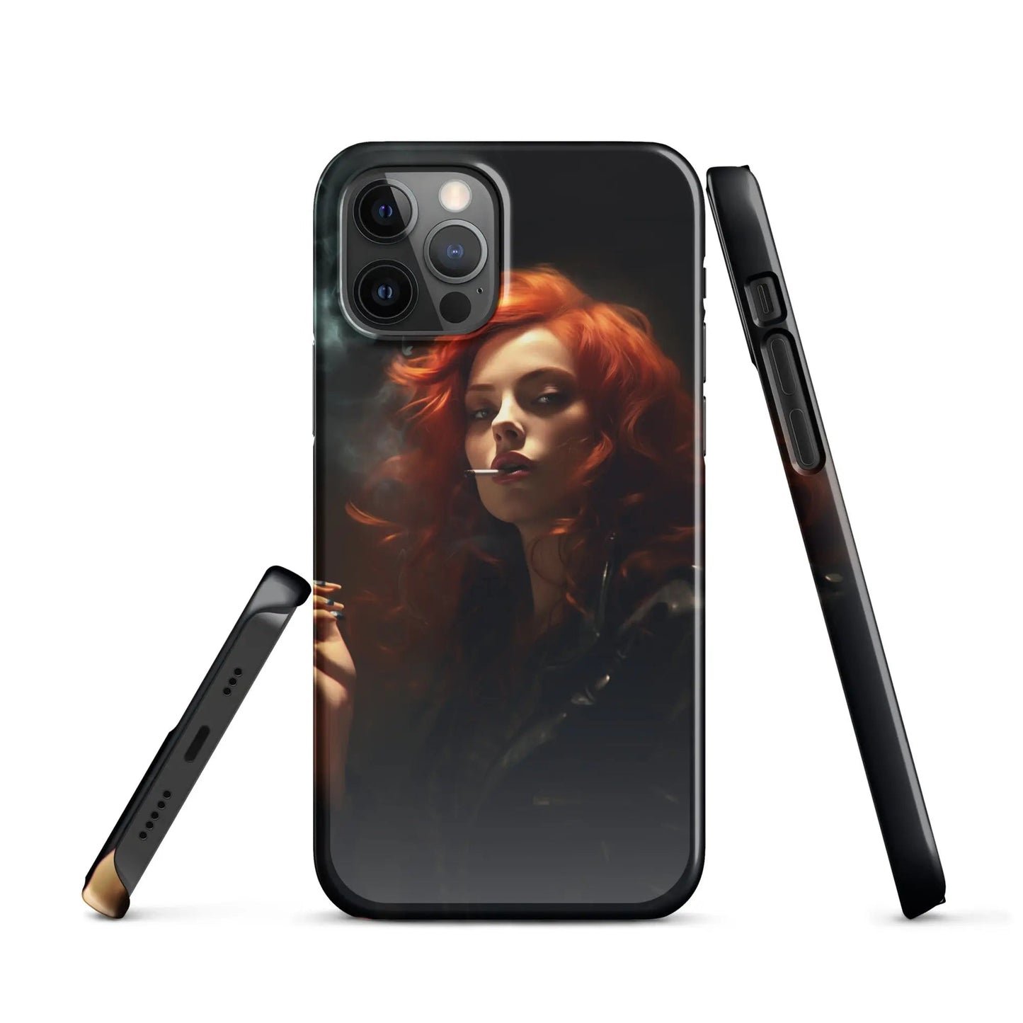 Iconic Women iPhone phone case Red hair beauty - Unniit.com