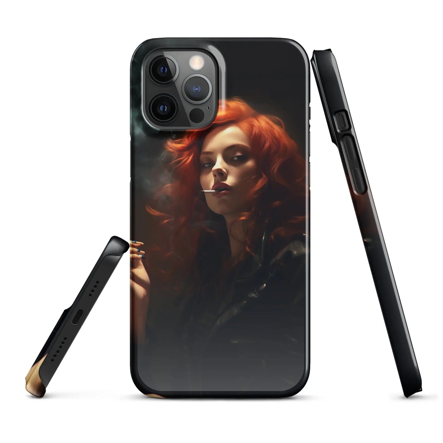 Iconic Women iPhone phone case Red hair beauty - Unniit.com