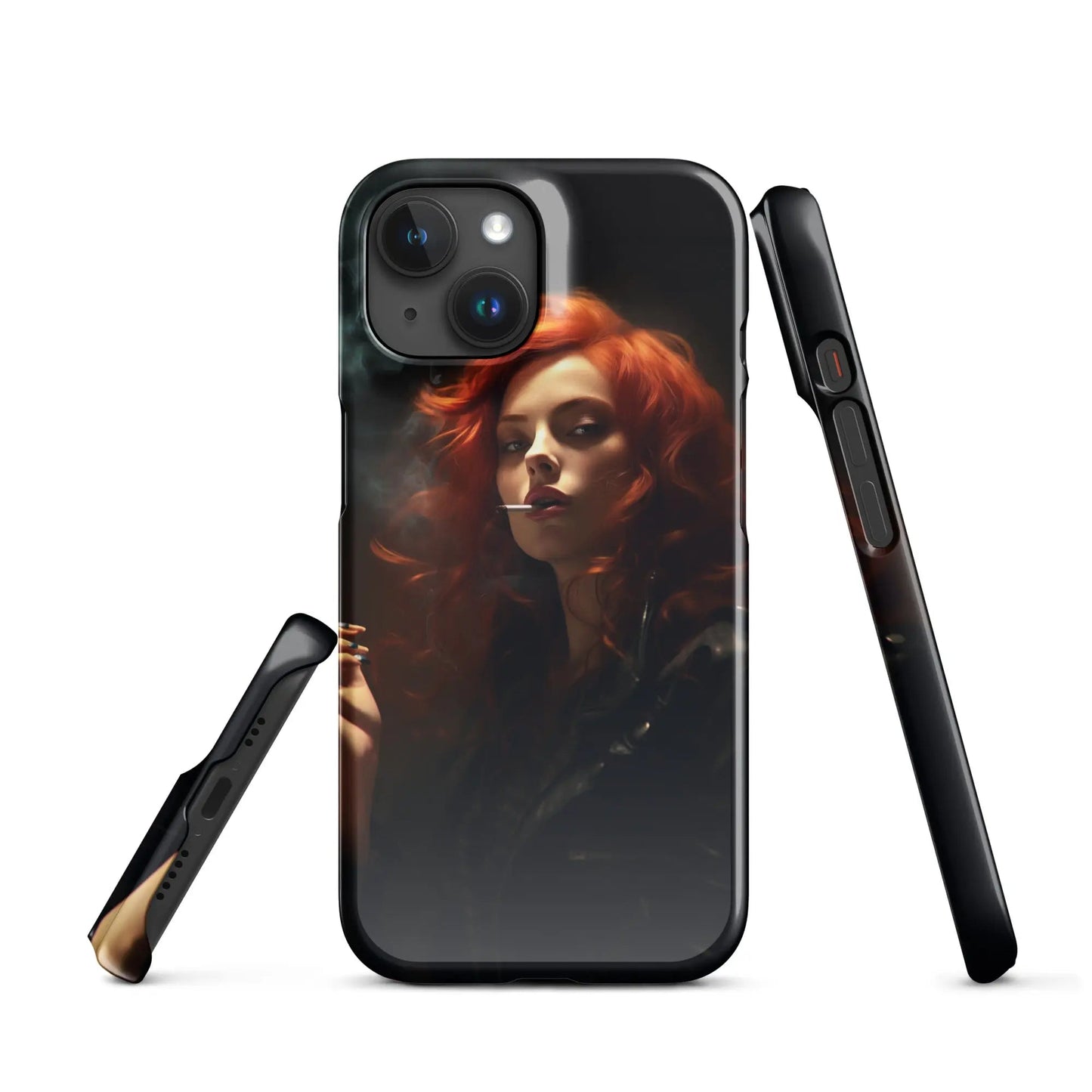 Iconic Women iPhone phone case Red hair beauty - Unniit.com