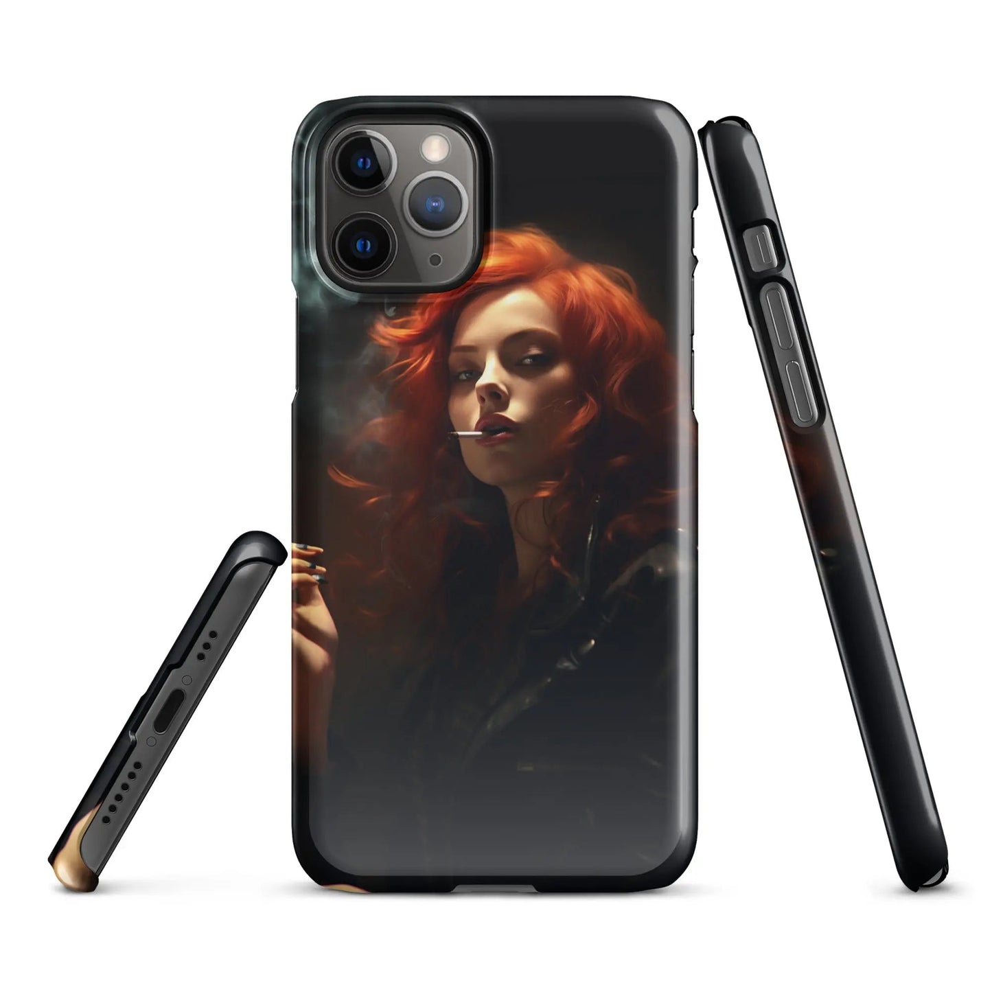 Iconic Women iPhone phone case Red hair beauty - Unniit.com