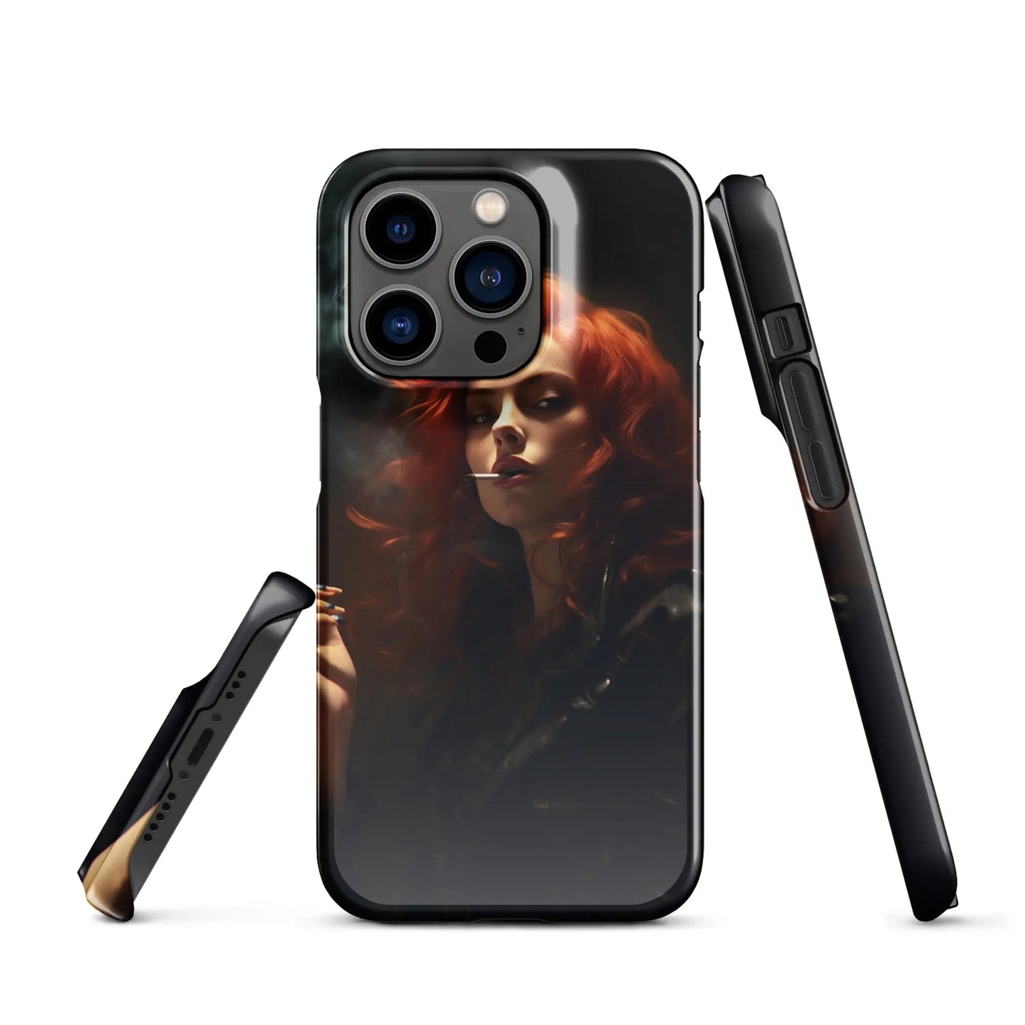 Iconic Women iPhone phone case Red hair beauty - Unniit.com