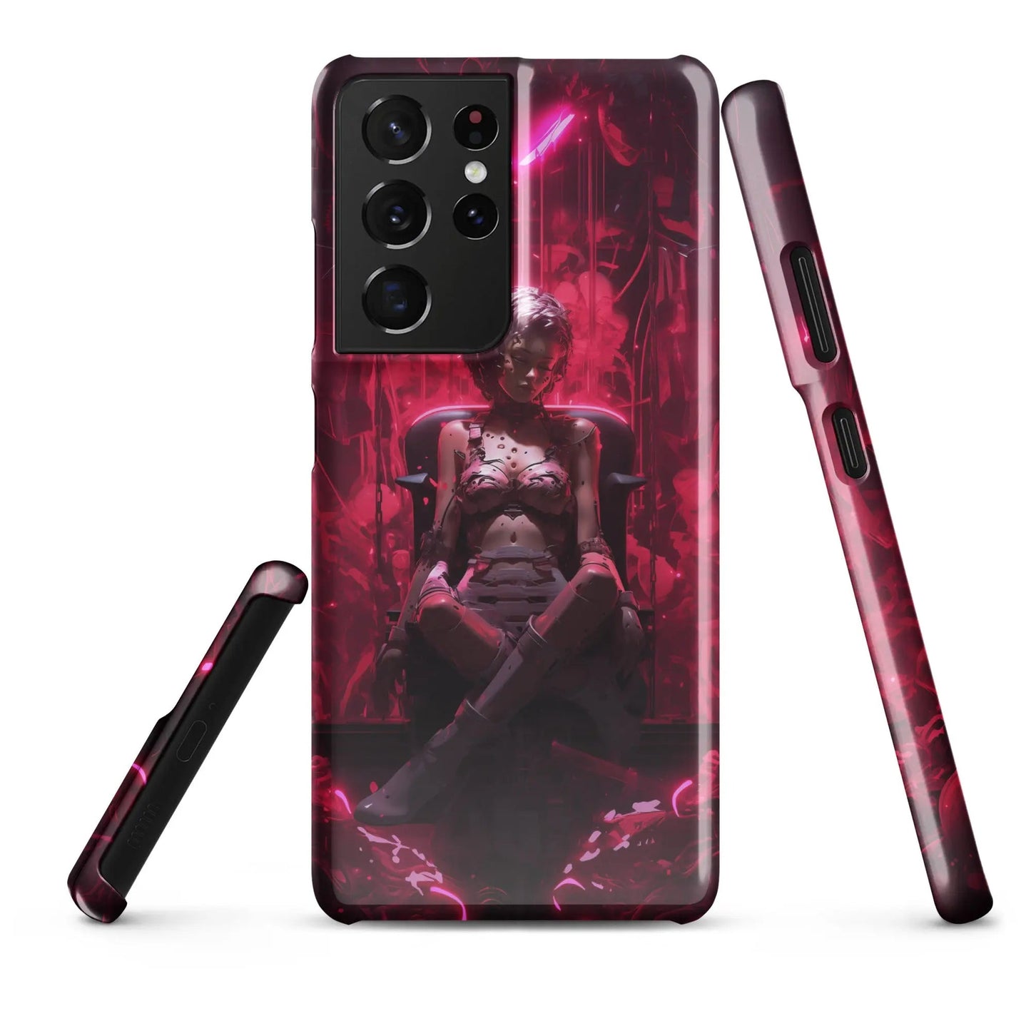 Samsung Cyberpunk Phone Case - Cyborg Doll - Unniit.com