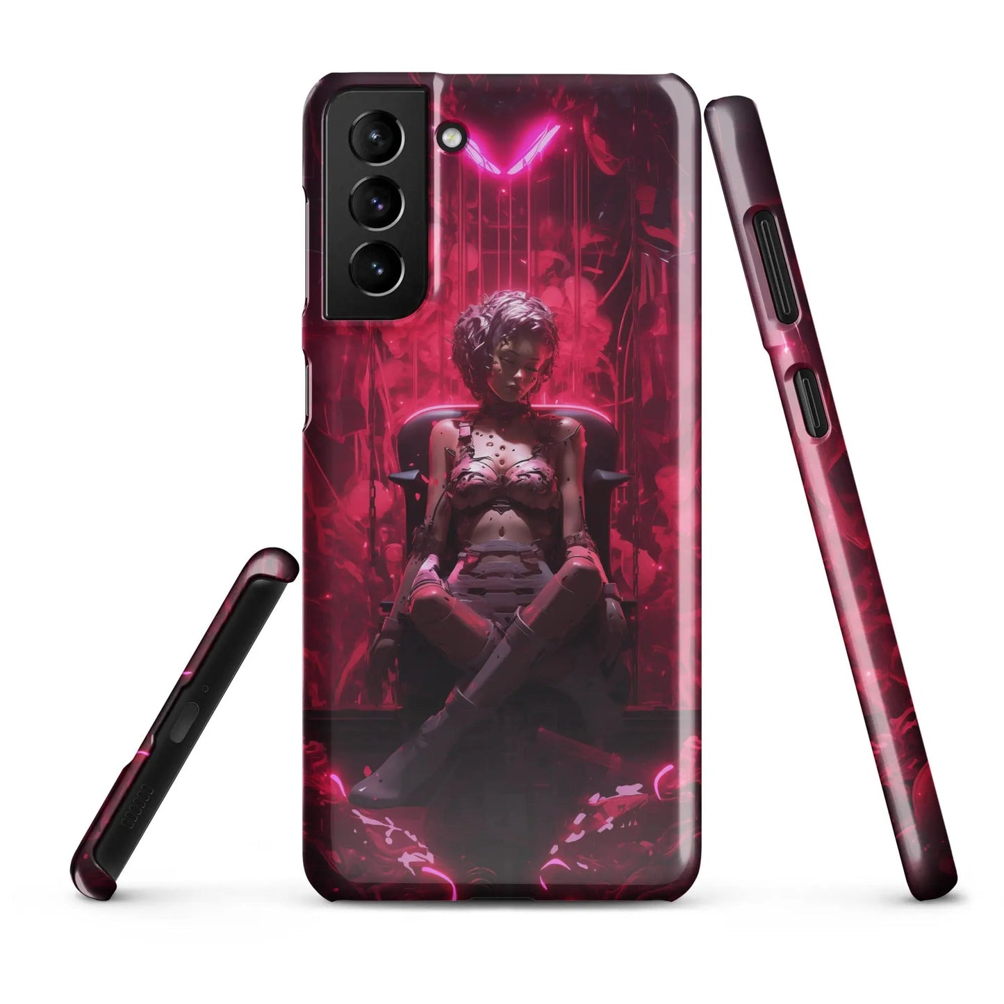 Samsung Cyberpunk Phone Case - Cyborg Doll - Unniit.com