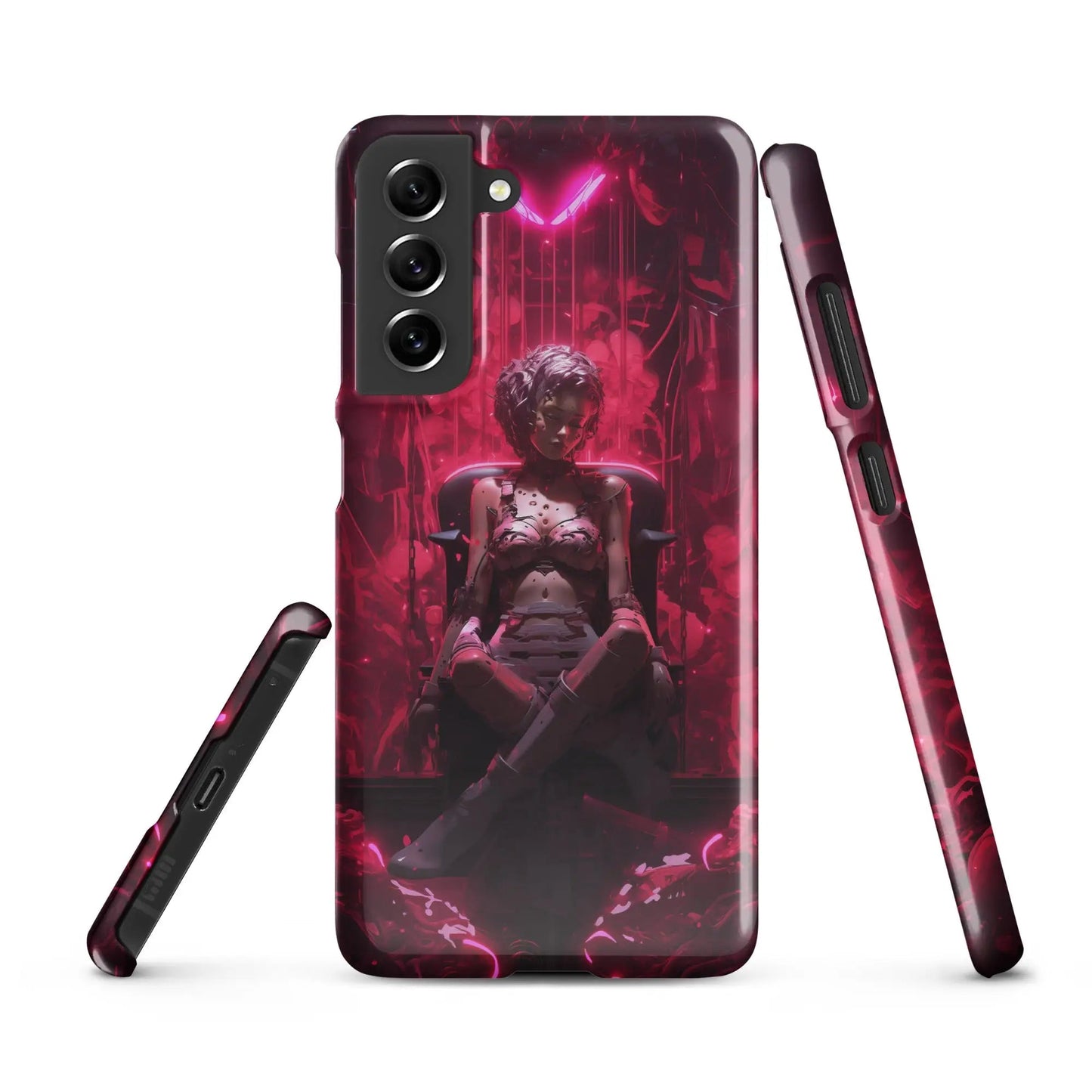 Samsung Cyberpunk Phone Case - Cyborg Doll - Unniit.com