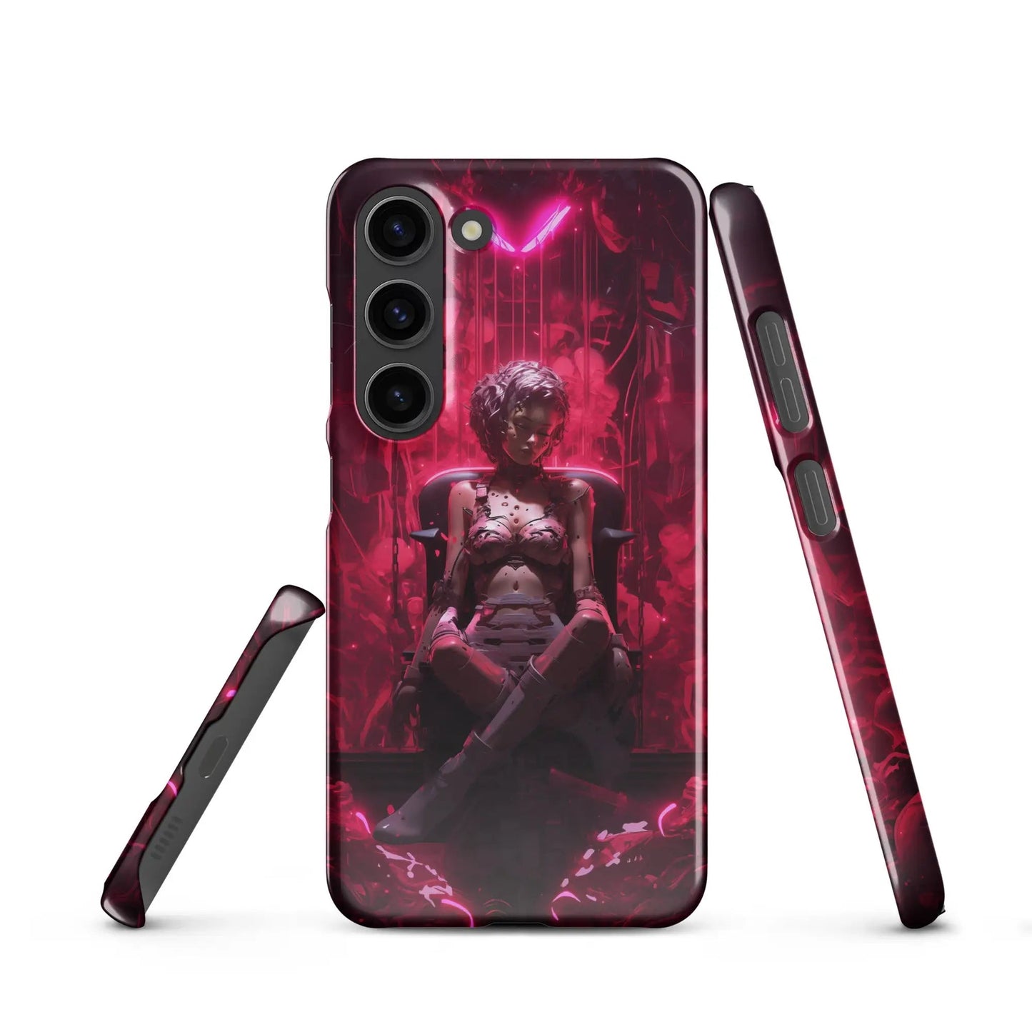 Samsung Cyberpunk Phone Case - Cyborg Doll - Unniit.com