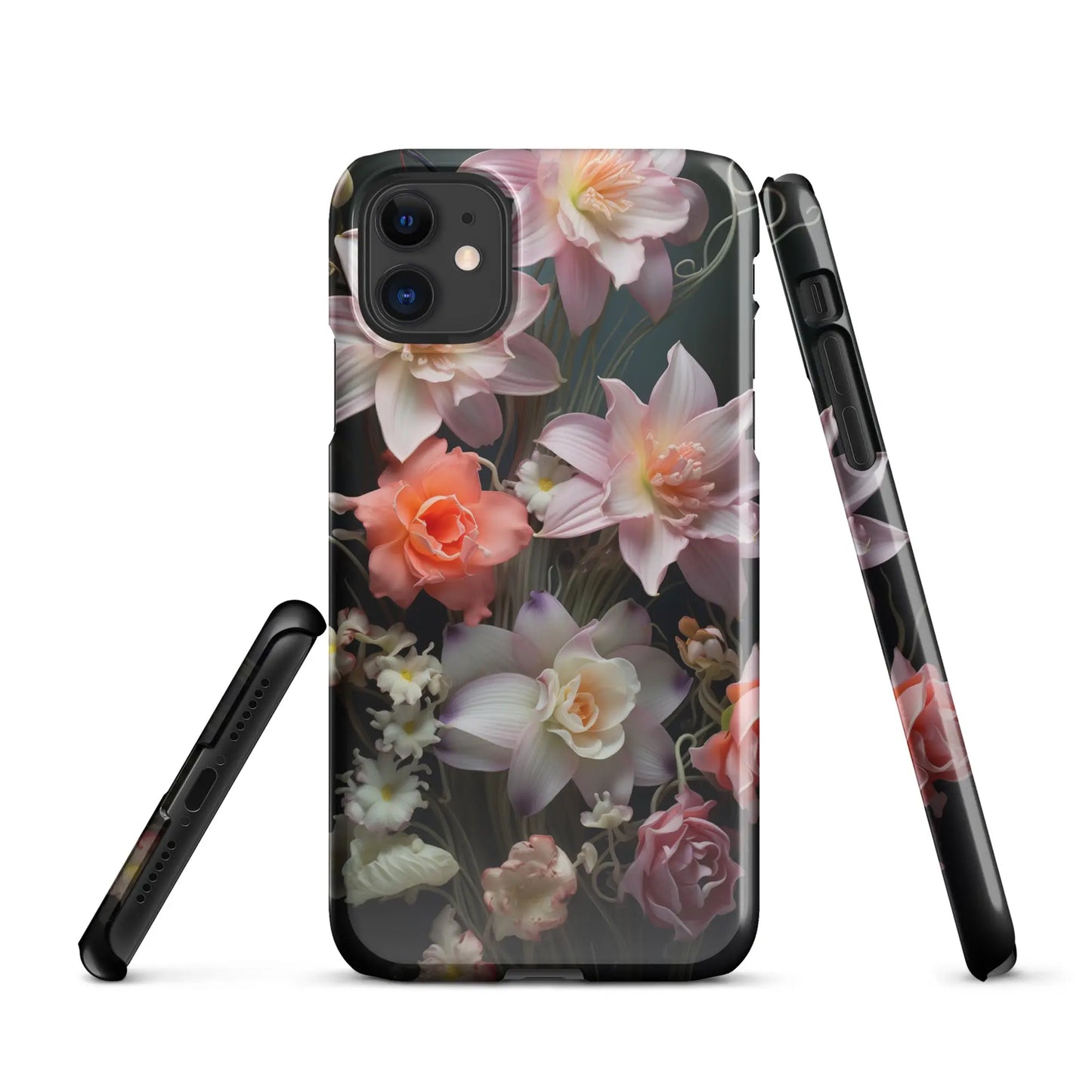 Flowers phone case for iPhone Floral arrangement Unniit.com