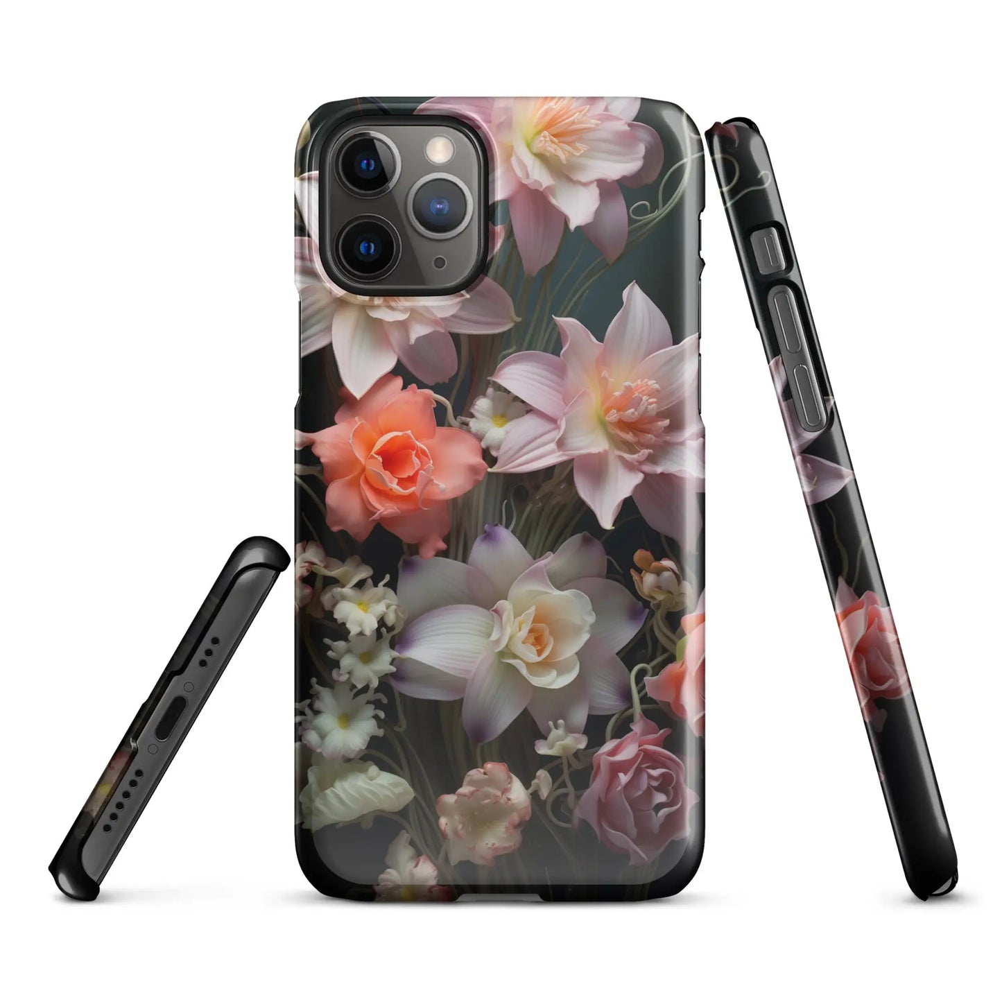 Flowers phone case for iPhone Floral arrangement Unniit.com