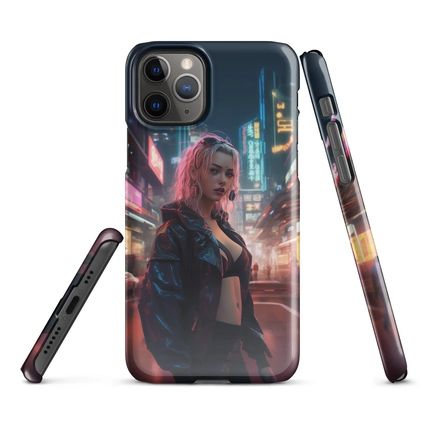 Cyberpunk phone case for iPhone - Cyberpunk Girl Unniit.com