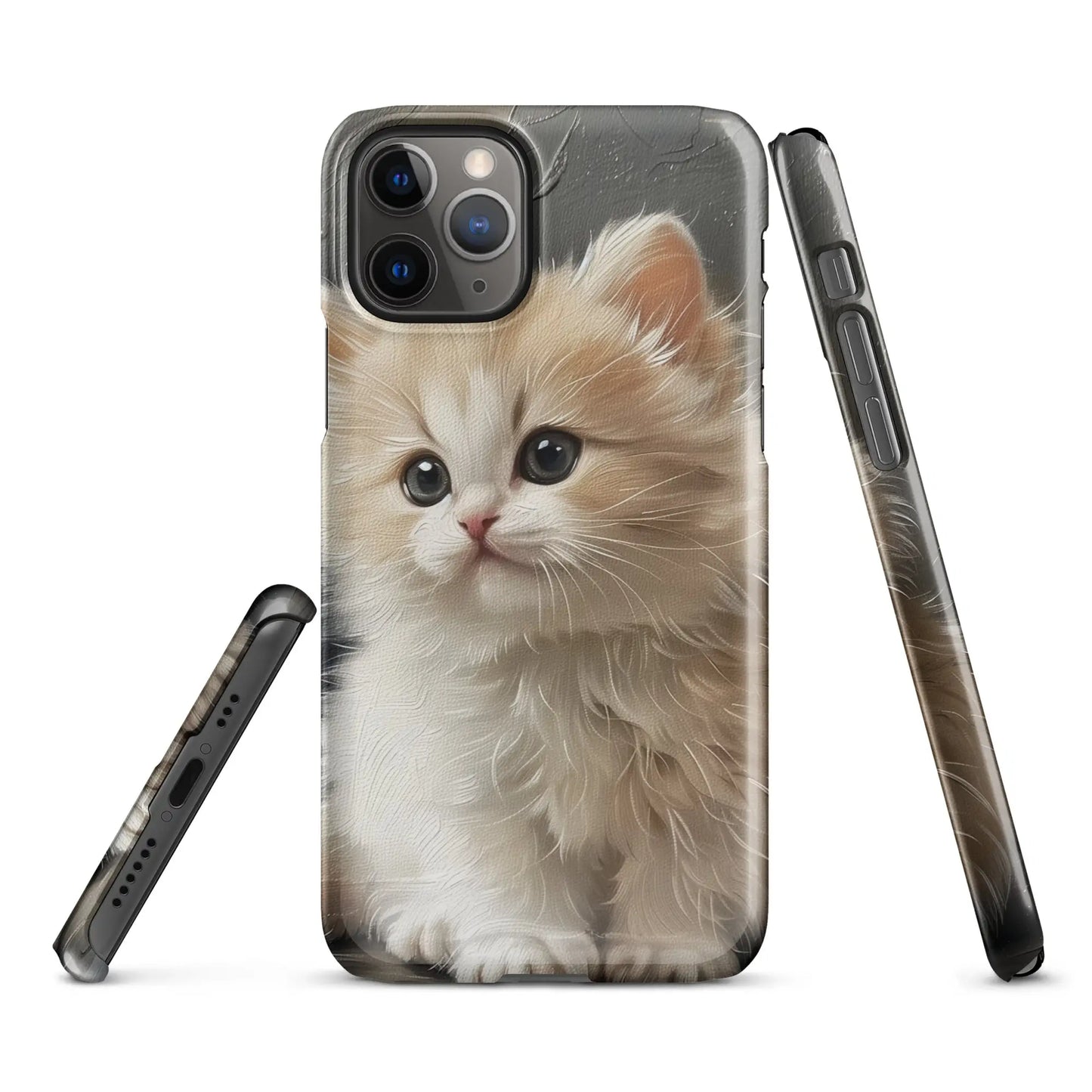 Cats iPhone phone case painted kitten Unniit.com