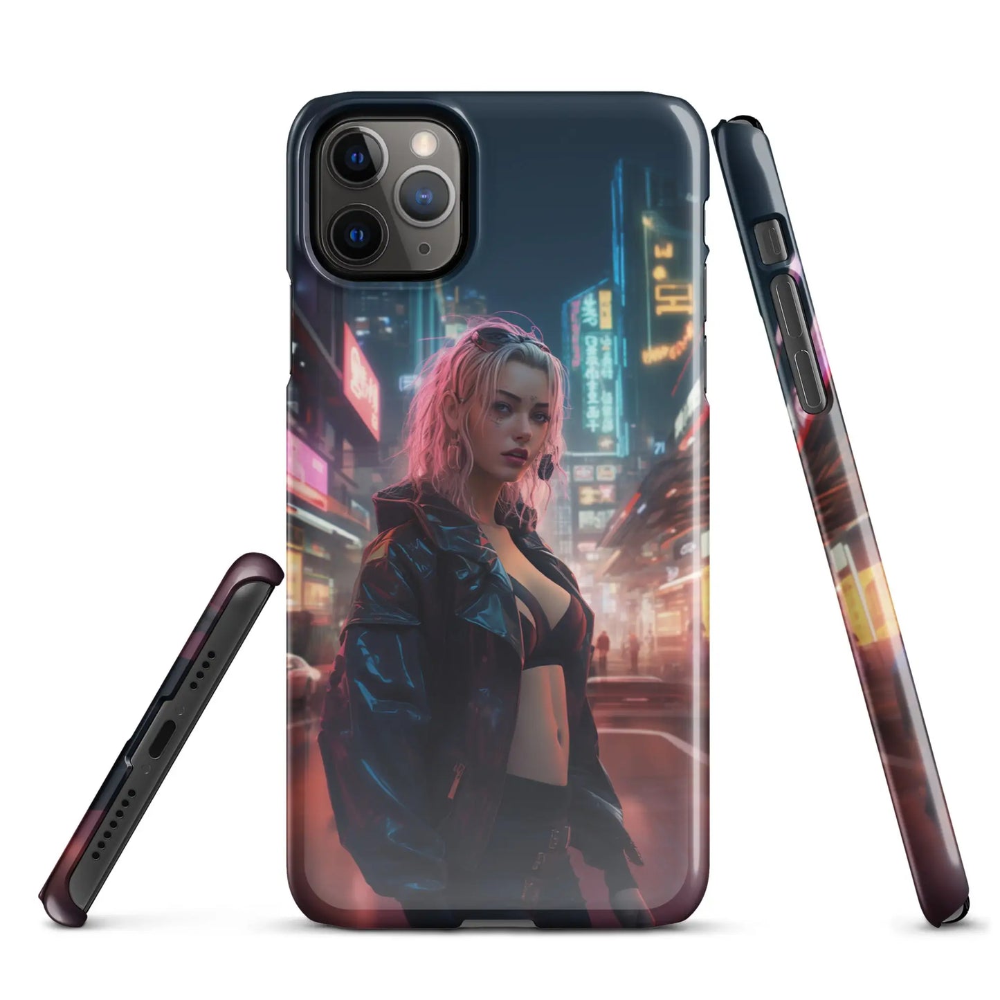 Cyberpunk phone case for iPhone - Cyberpunk Girl Unniit.com