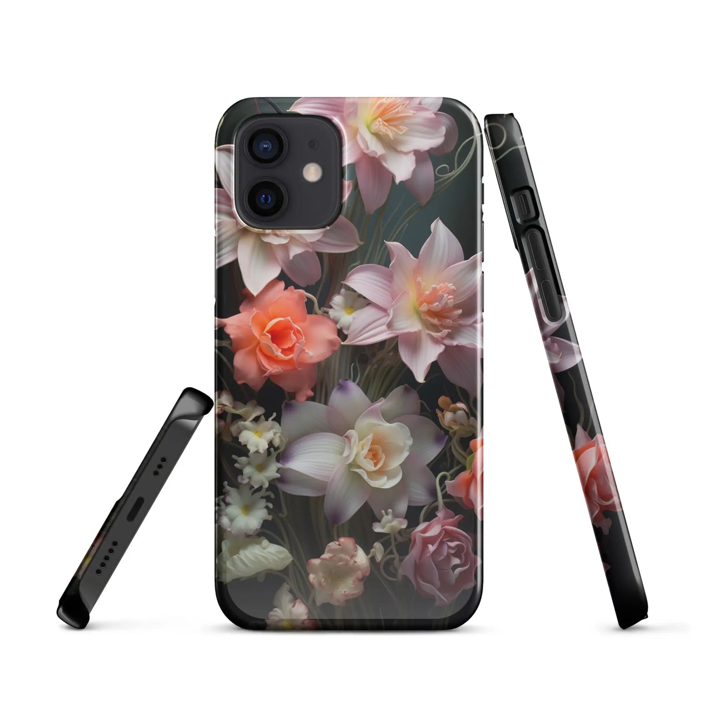 Flowers phone case for iPhone Floral arrangement Unniit.com