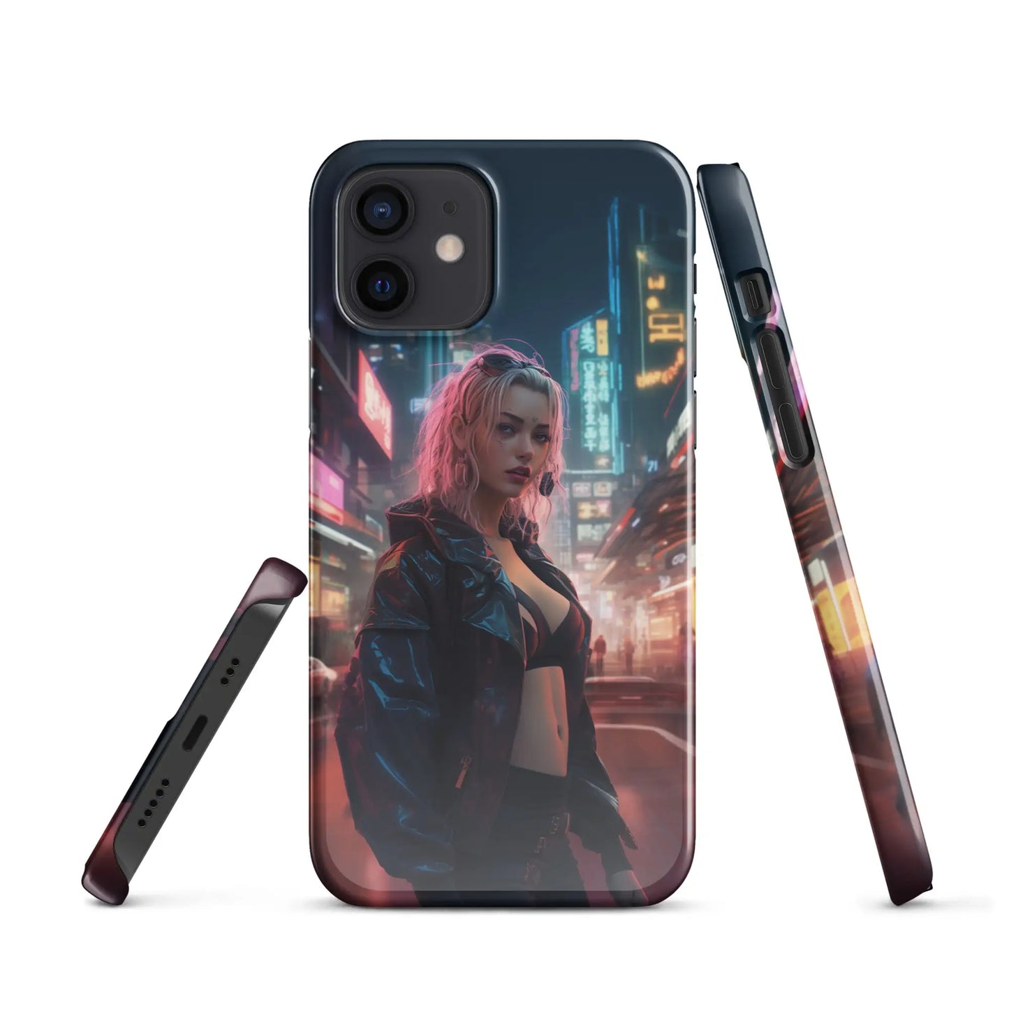 Cyberpunk phone case for iPhone - Cyberpunk Girl Unniit.com