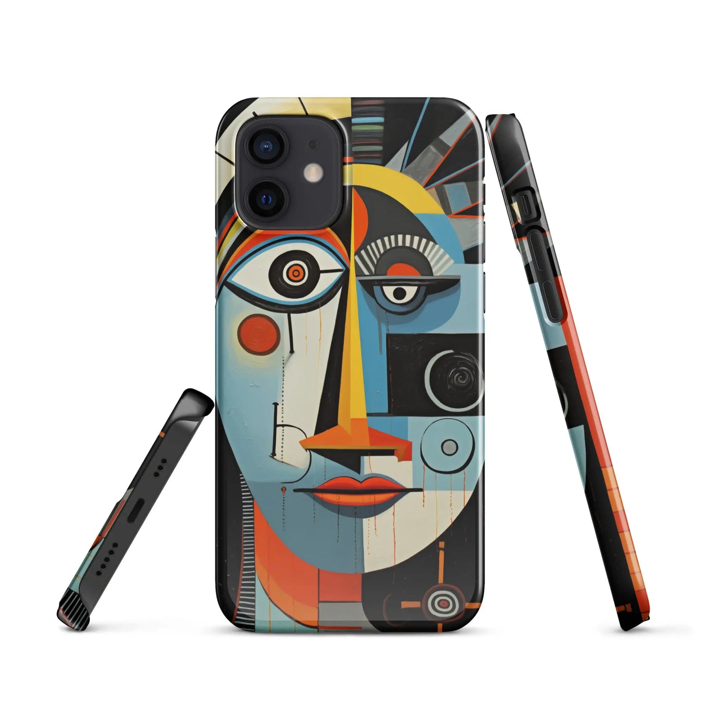 Art phone cases for iPhone I love cubism Unniit.com