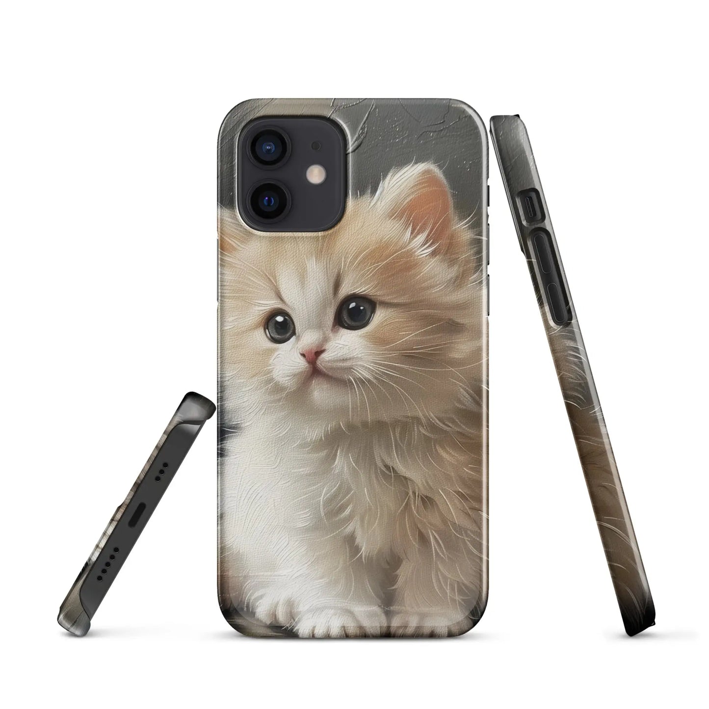 Cats iPhone phone case painted kitten Unniit.com