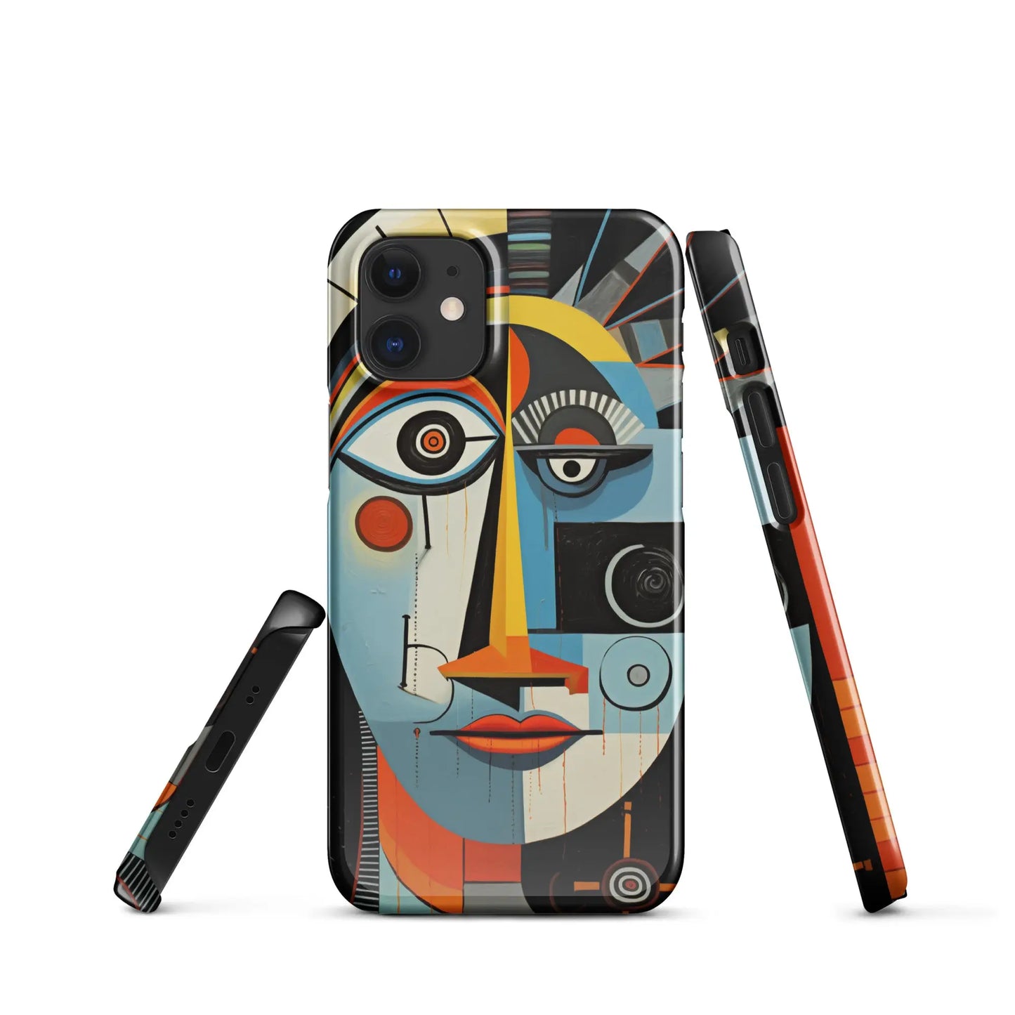 Art phone cases for iPhone I love cubism Unniit.com