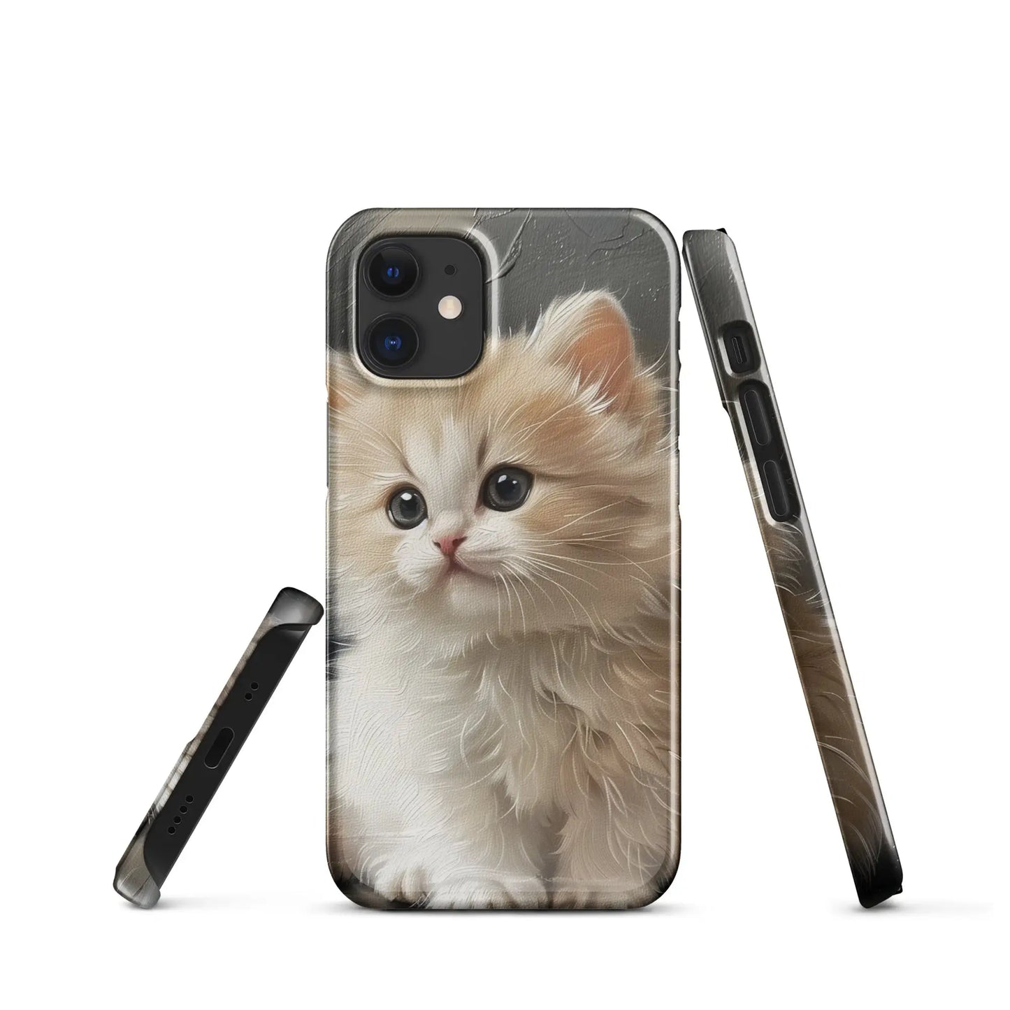 Cats iPhone phone case painted kitten Unniit.com