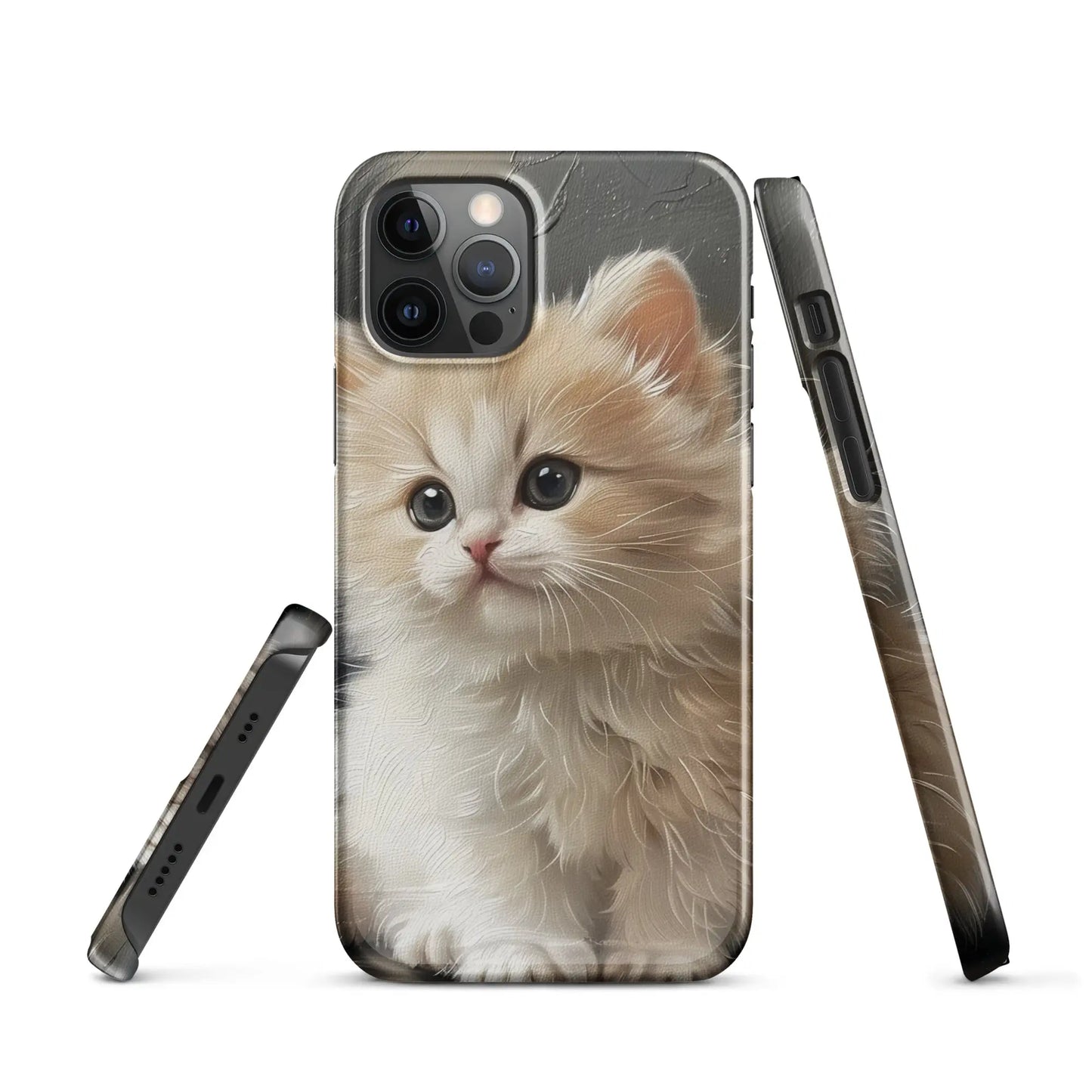 Cats iPhone phone case painted kitten Unniit.com