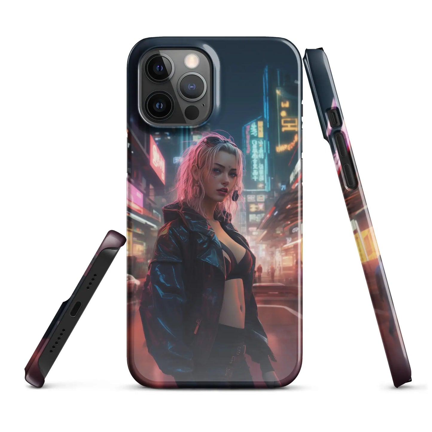 Cyberpunk phone case for iPhone - Cyberpunk Girl Unniit.com