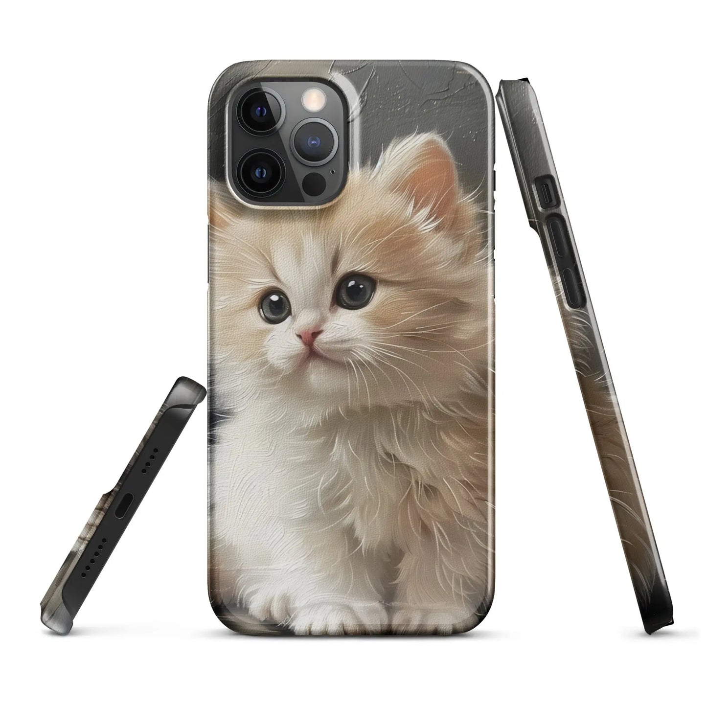 Cats iPhone phone case painted kitten Unniit.com