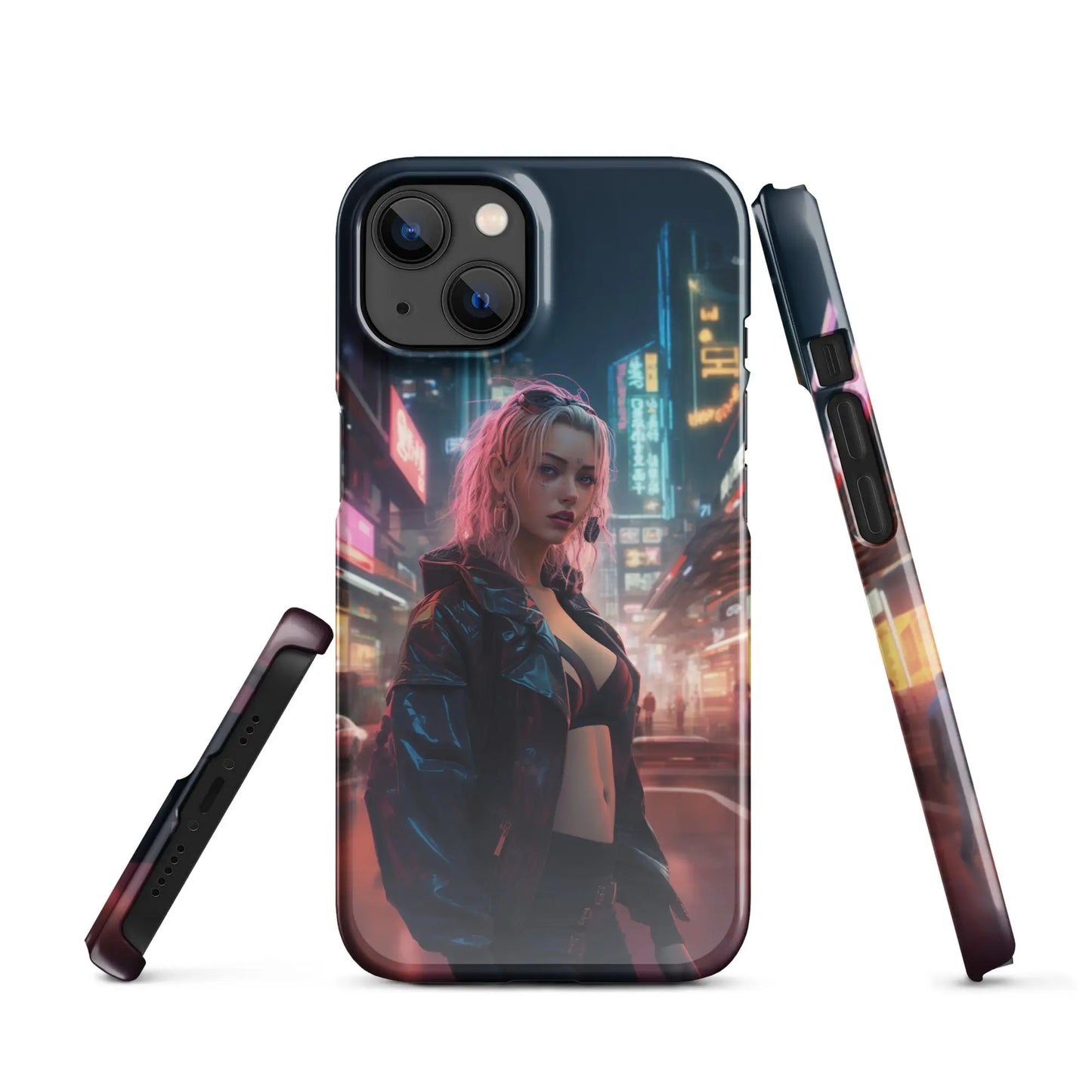 Cyberpunk phone case for iPhone - Cyberpunk Girl Unniit.com