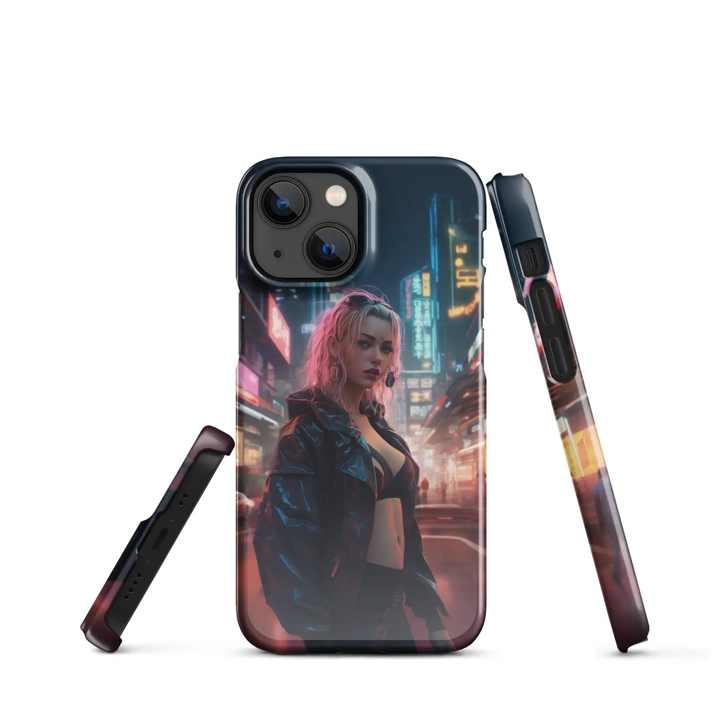 Cyberpunk phone case for iPhone - Cyberpunk Girl Unniit.com