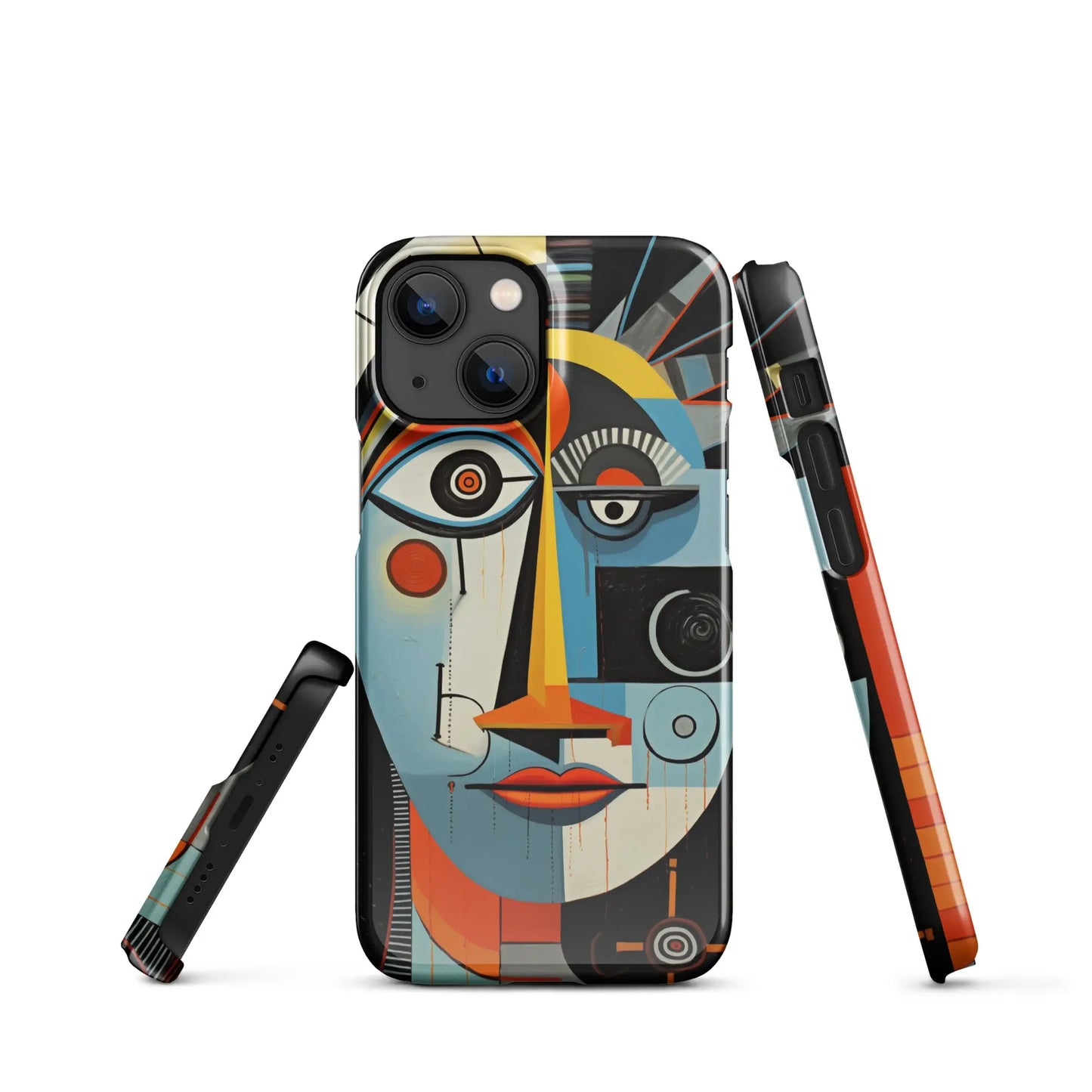 Art phone cases for iPhone I love cubism Unniit.com