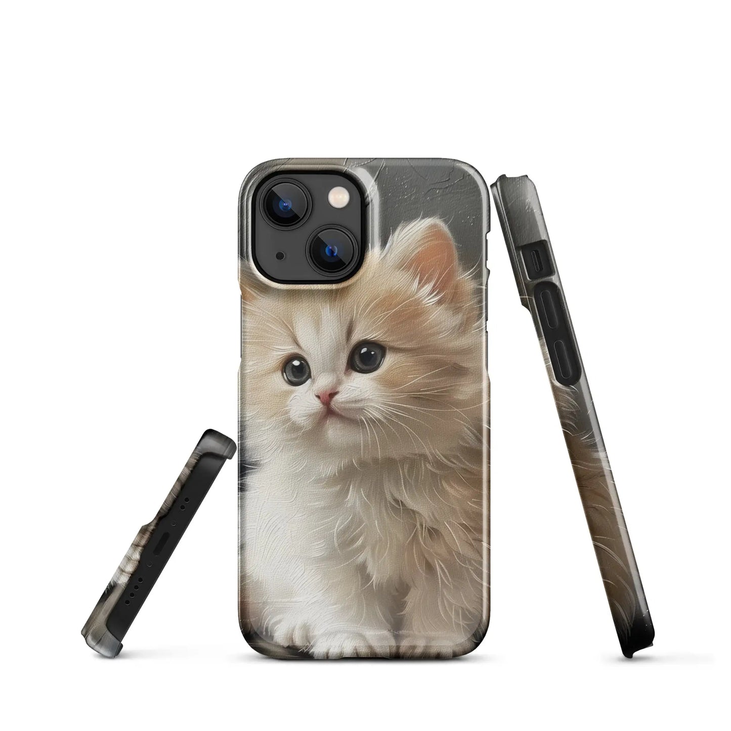 Cats iPhone phone case painted kitten Unniit.com