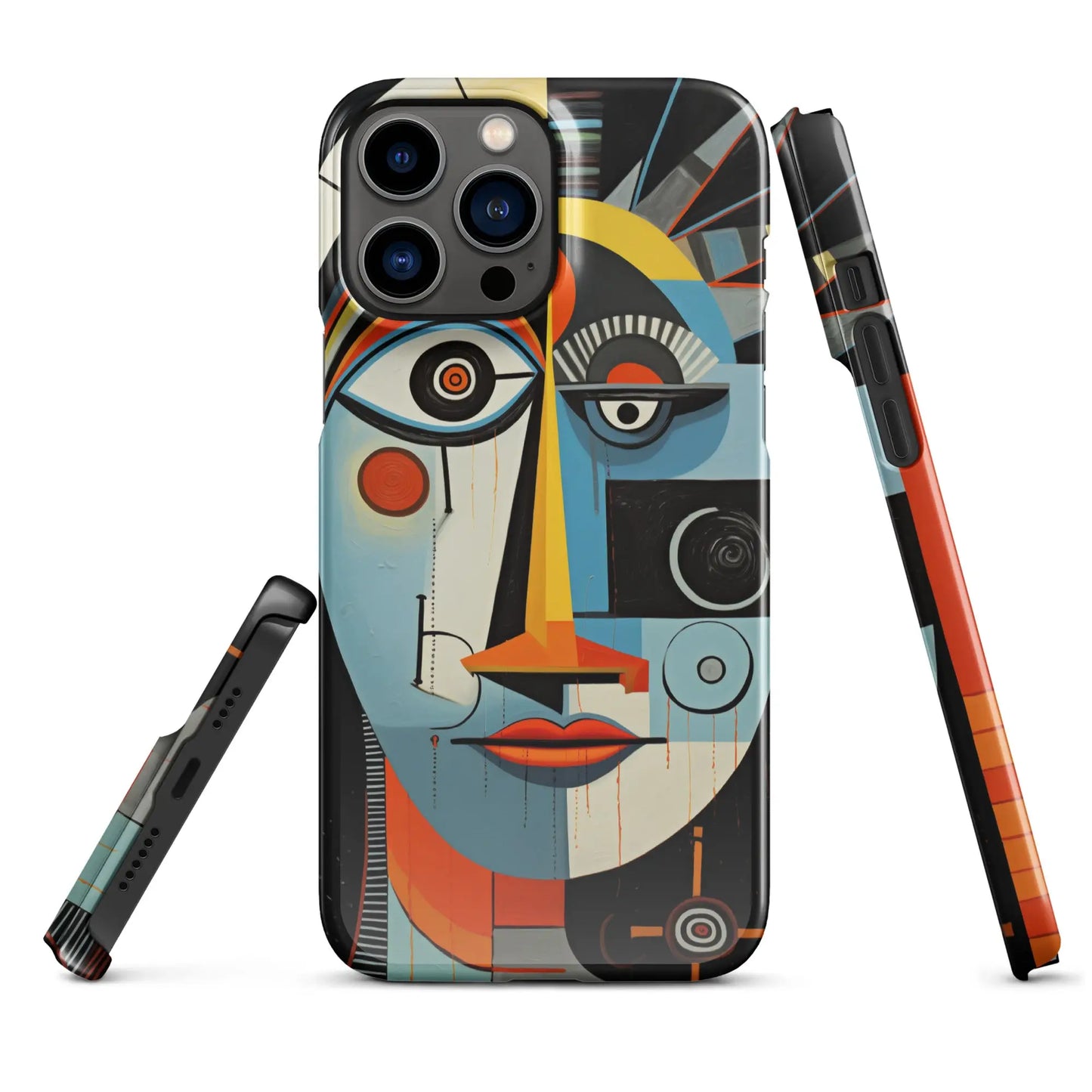 Art phone cases for iPhone I love cubism Unniit.com