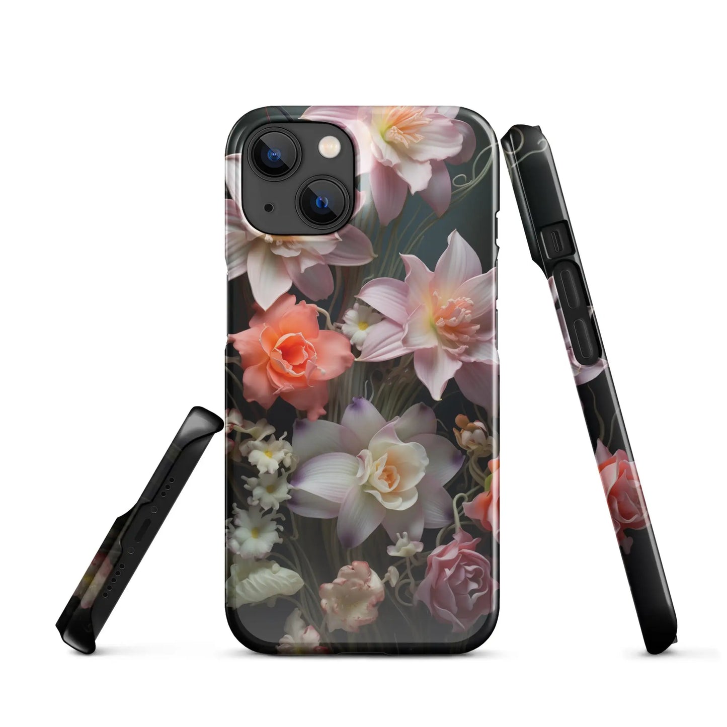 Flowers phone case for iPhone Floral arrangement Unniit.com